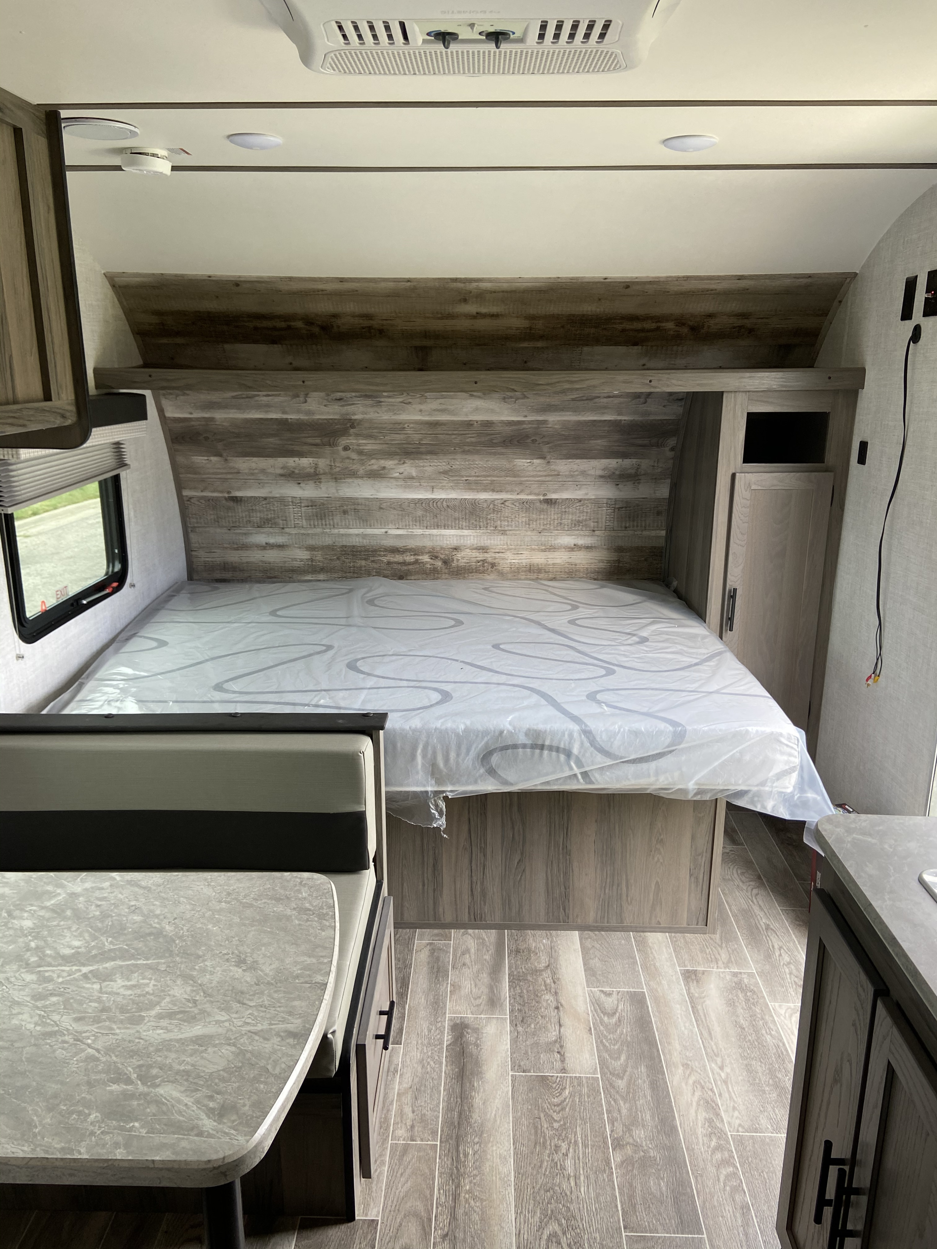 Queen sized bed with premium RV mattress. . Gulf Stream Other 2021