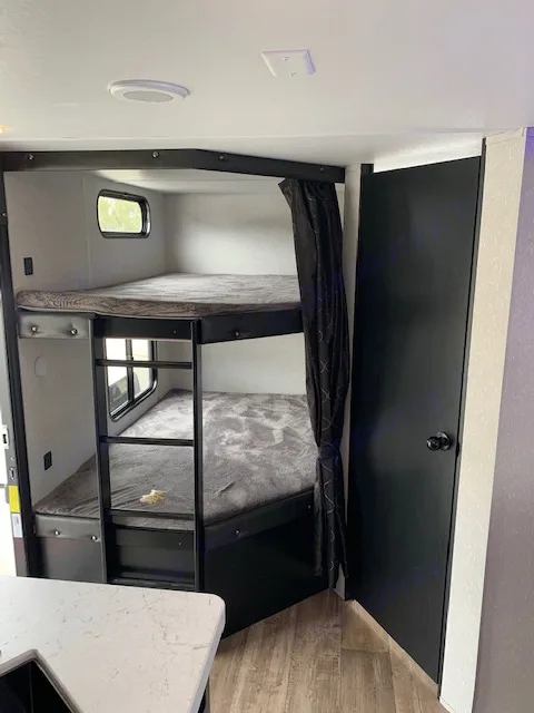 Big bunks sleep 2-4 . Forest River Cherokee Grey Wolf 2021