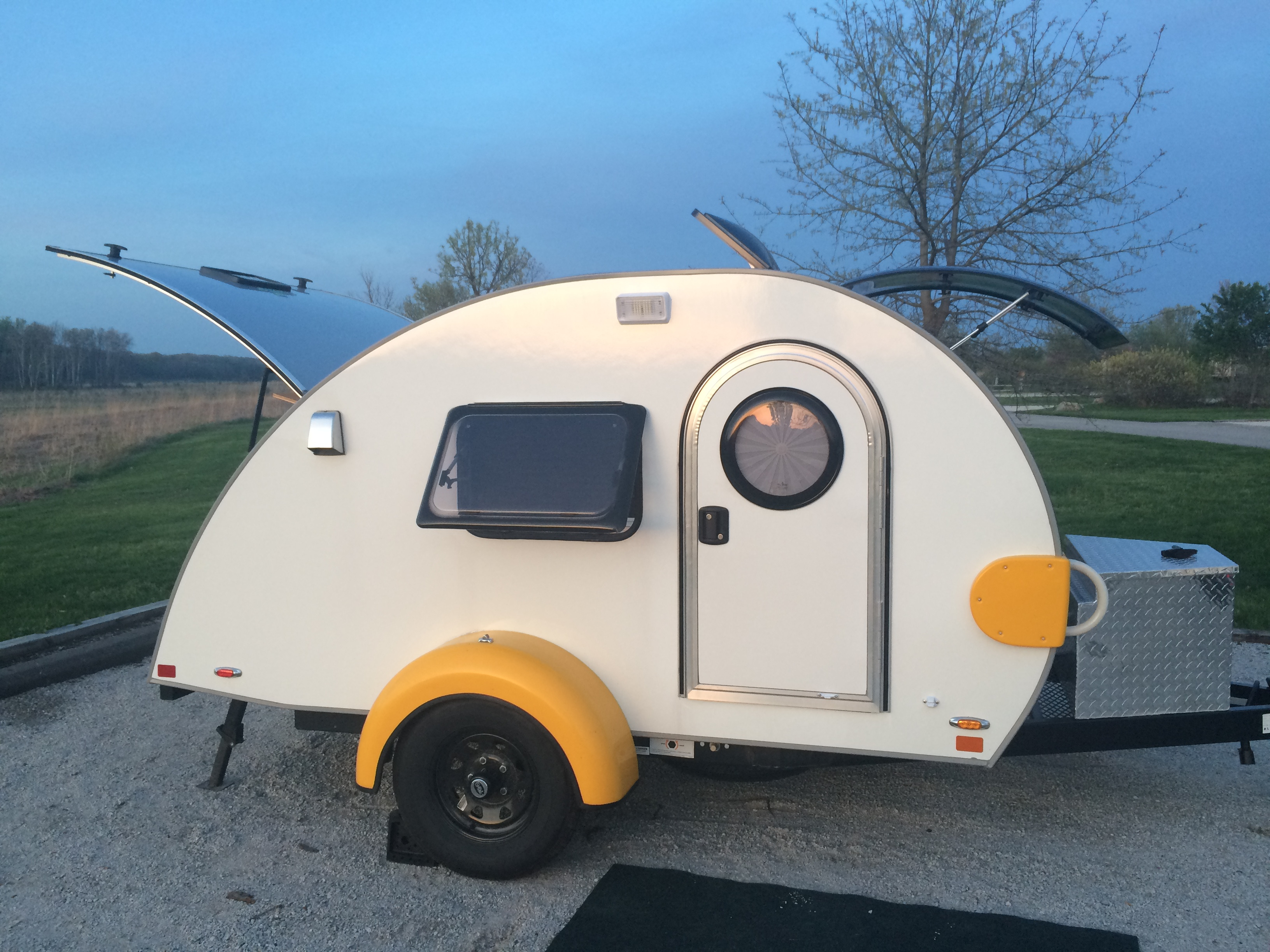Sunny-Side-Up Teardrop Trailer