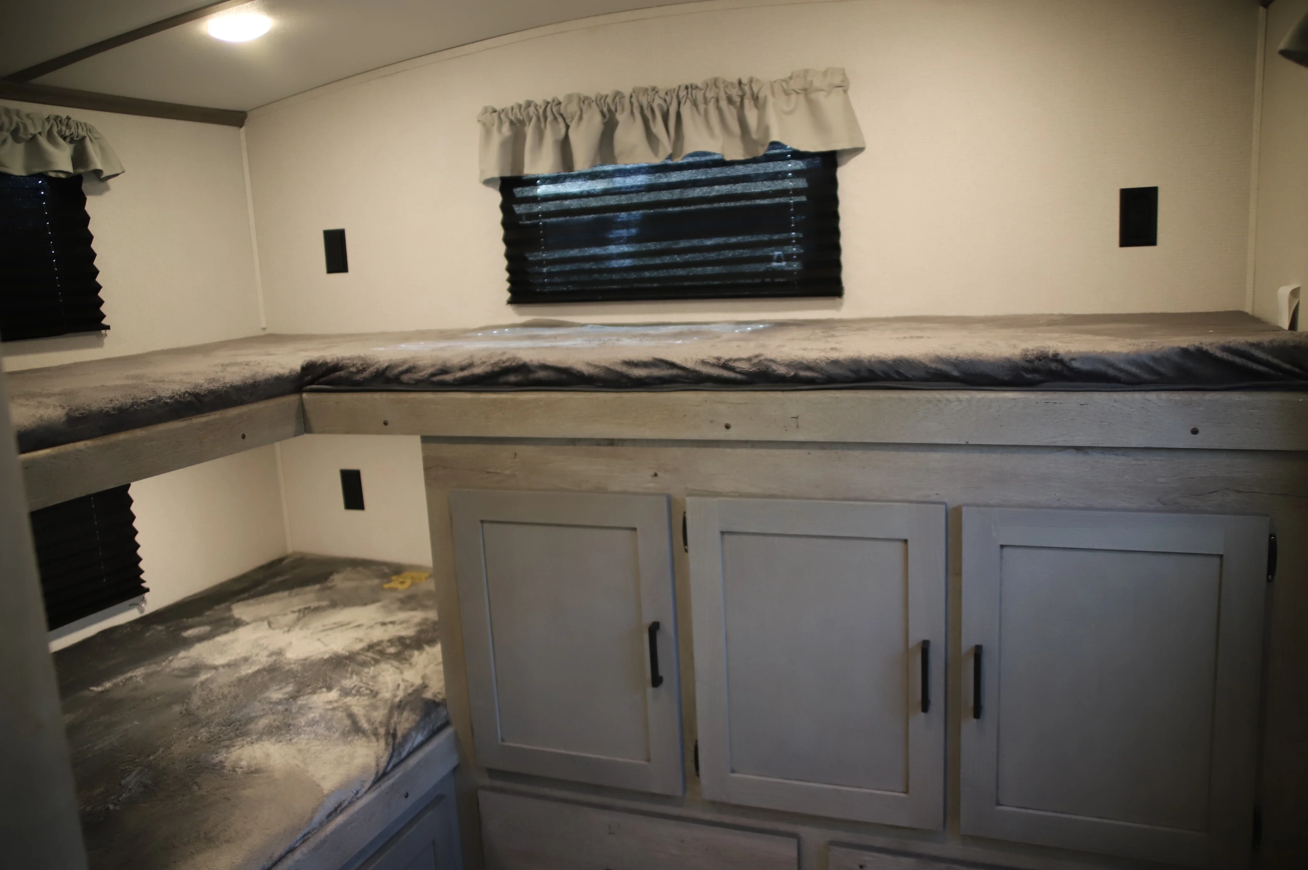 Three bunks for those little ones or big ones. . Keystone RV Outback Ultra-Lite 2021