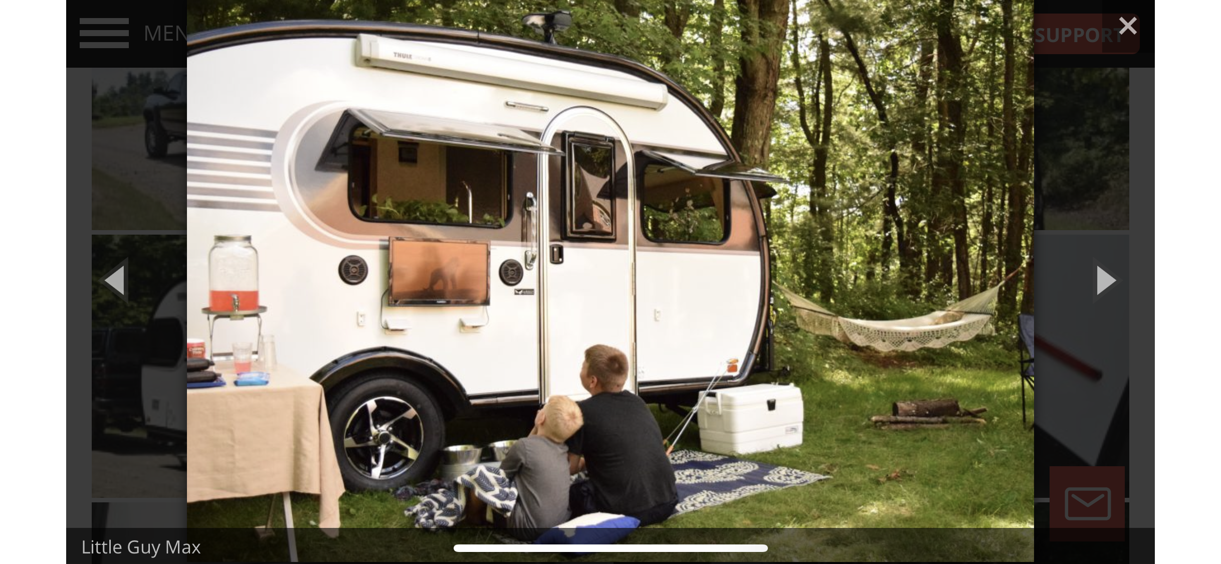 Travel trailer RV Rental 