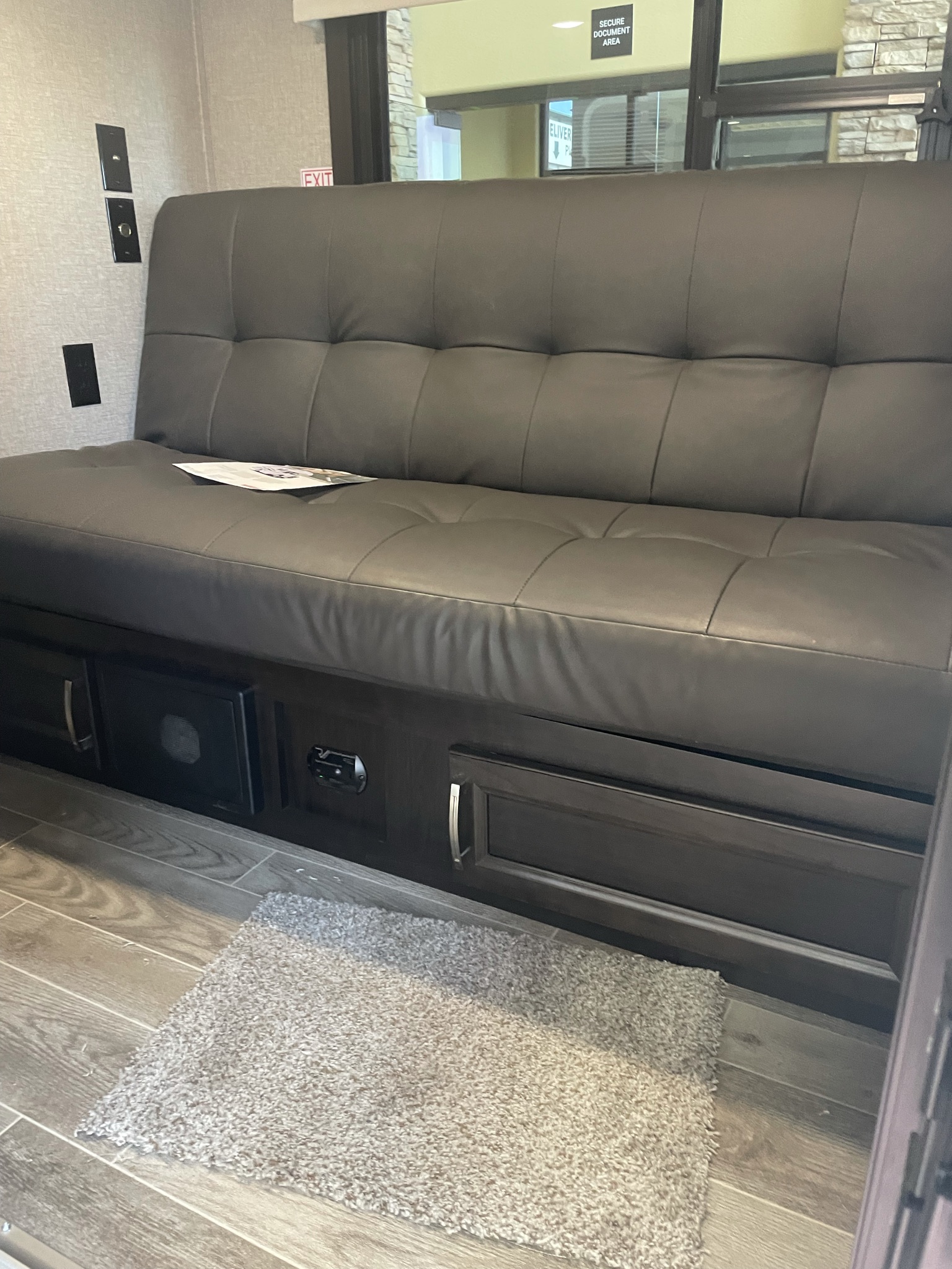 Full sized couch bed. Jayco Jay Feather Ultra Lite 2021