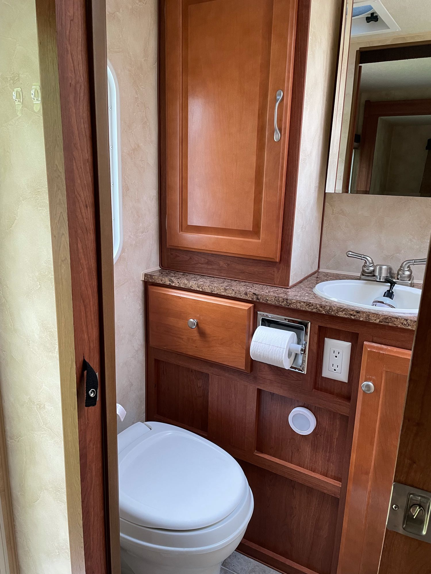 Camper WC stock photo. Image of tidy, small, cabin, cabinet - 118031062