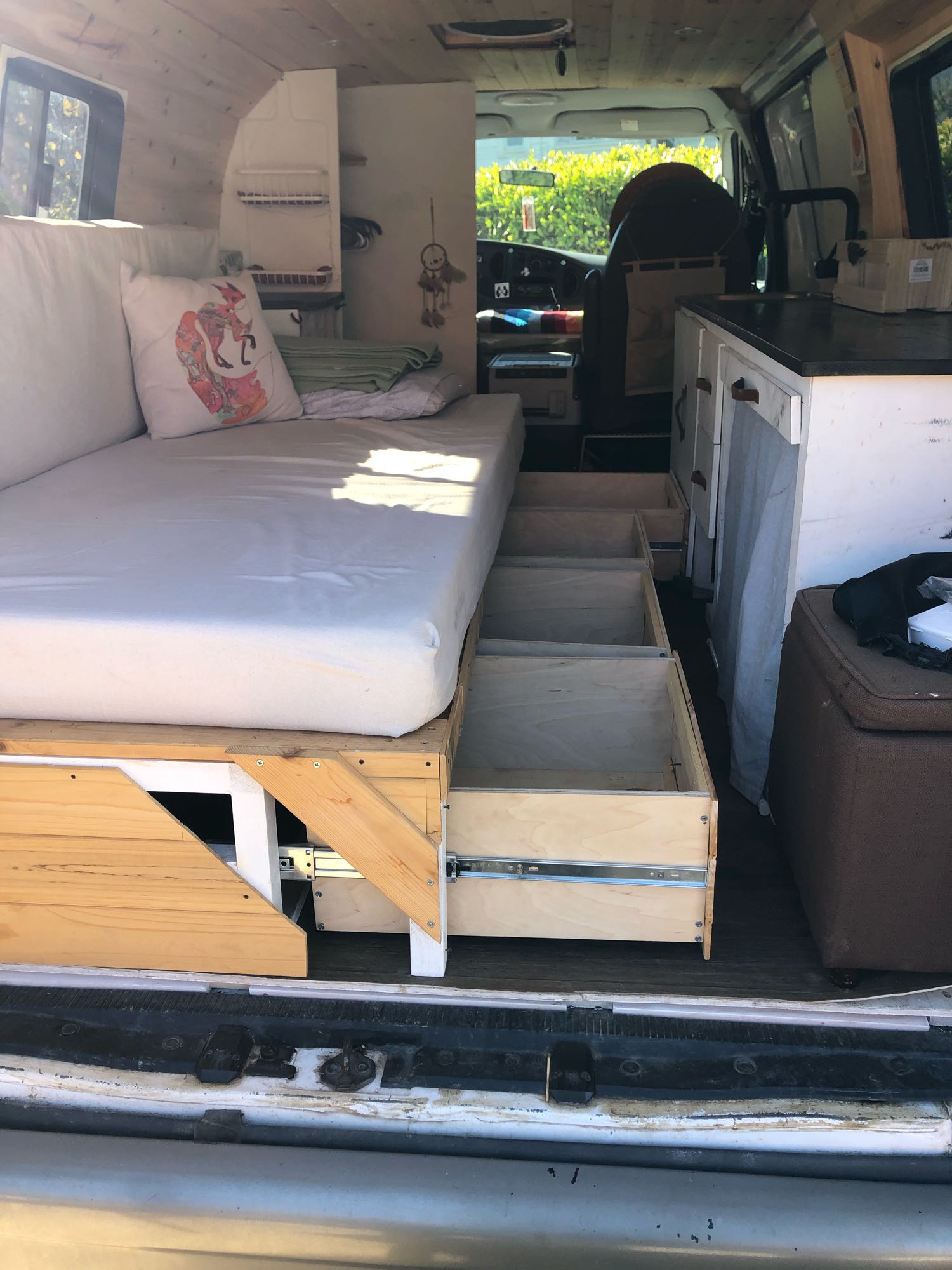 Underbed storage - 4 large drawers. . Ford Econoline 150 2005