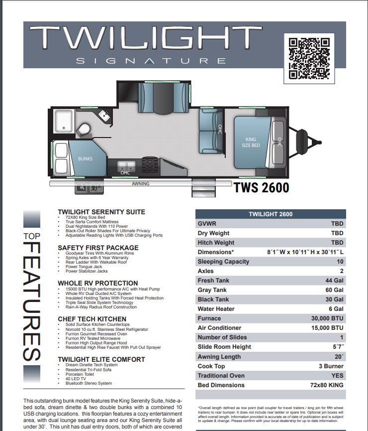 Travel trailer RV Rental 