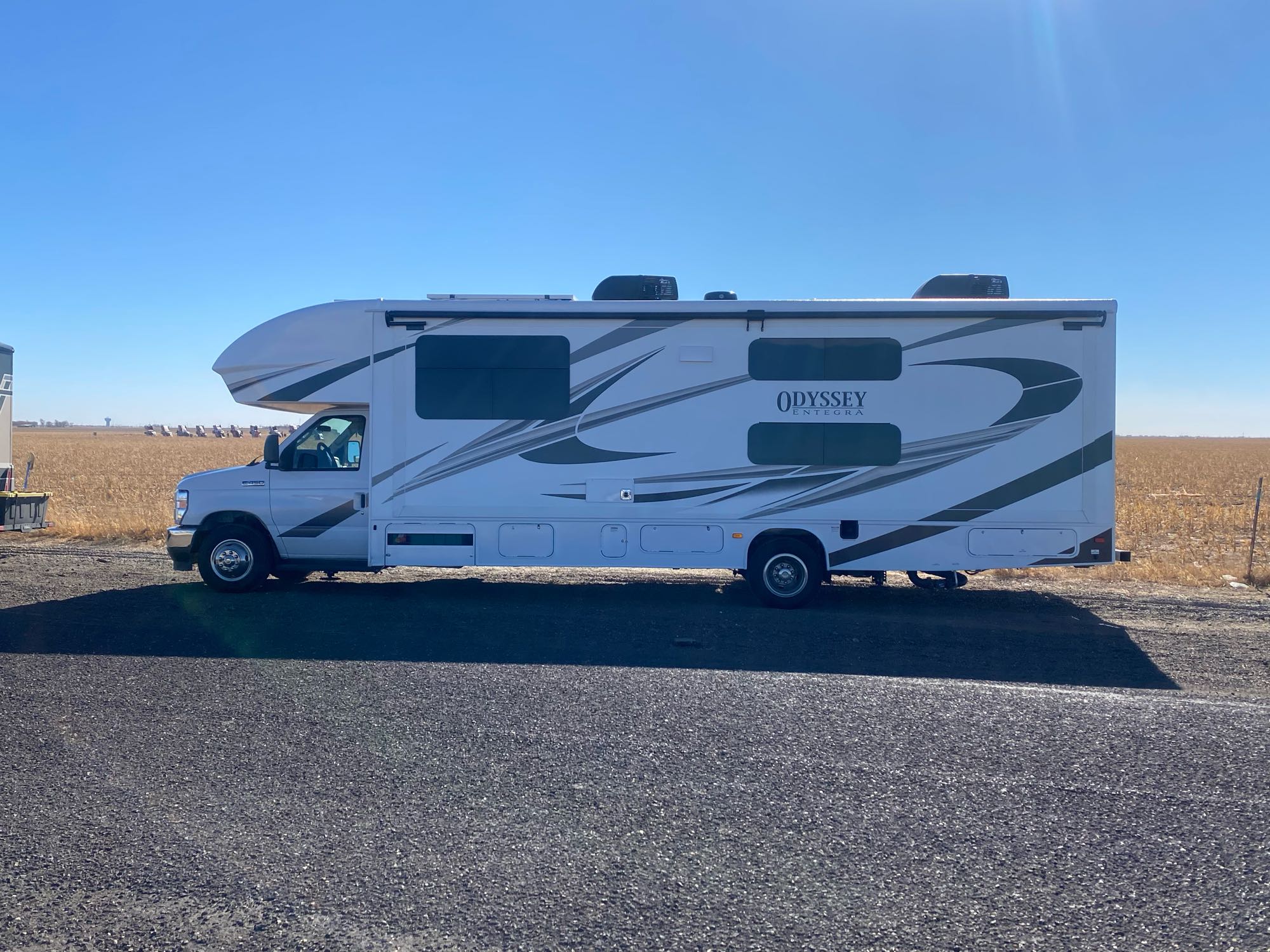 2022 Entegra Odyssey Modern Farmhouse feel. Comfort  of home on the road!