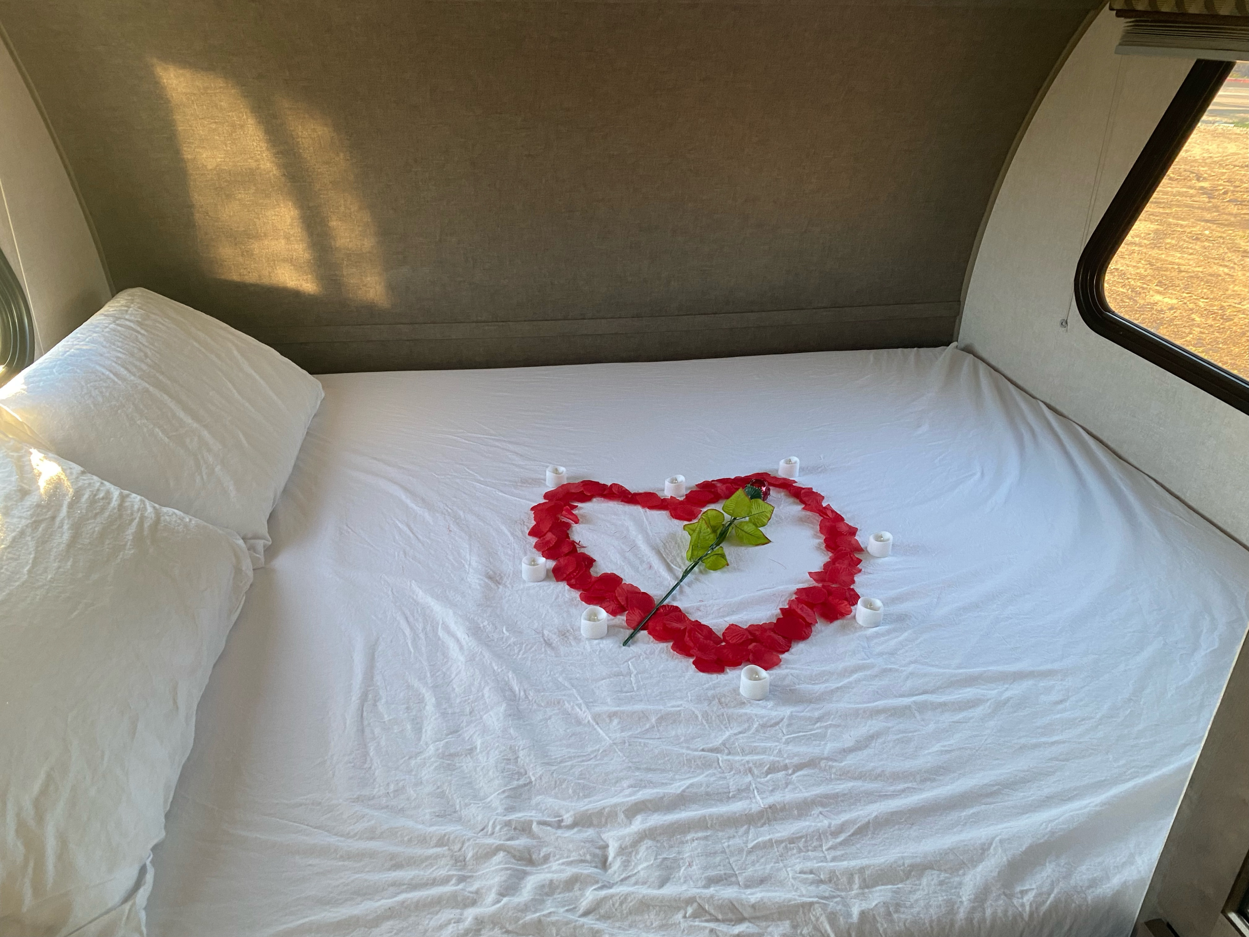 This comfortable queen size mattress with upgraded memory foam is perfect for a good nights rest.. Forest River RP-179 2019