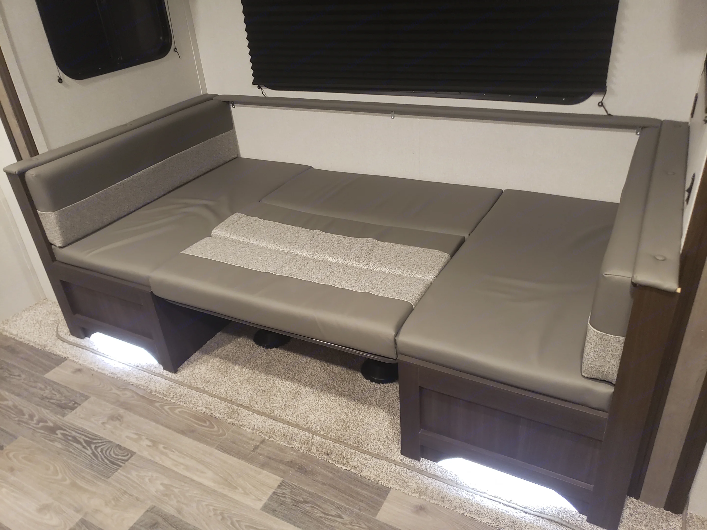 TABLE COLLAPSES TO MAKE ANOTHER FULL SIZE BED. Keystone Springdale 2020