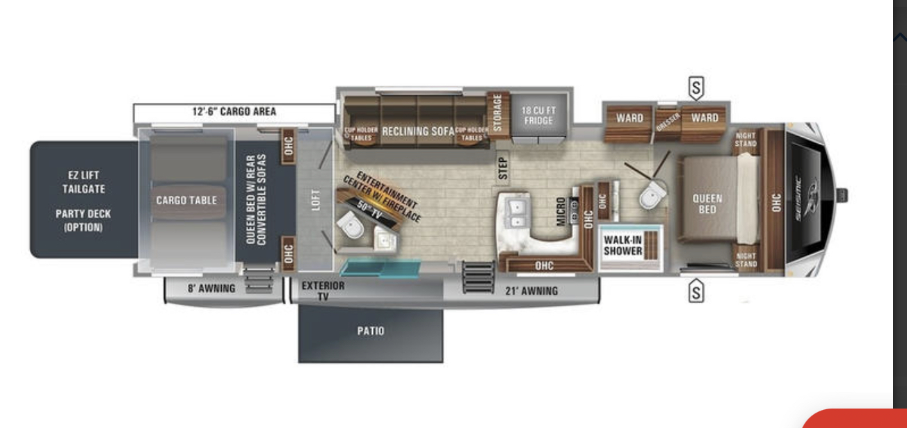 Fifth-wheel RV Rental 