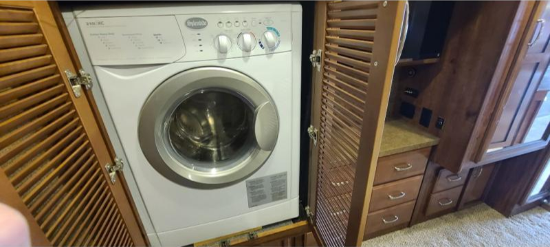 This is a view of washer and dryer located in bedroom.. Fleetwood Other 2014