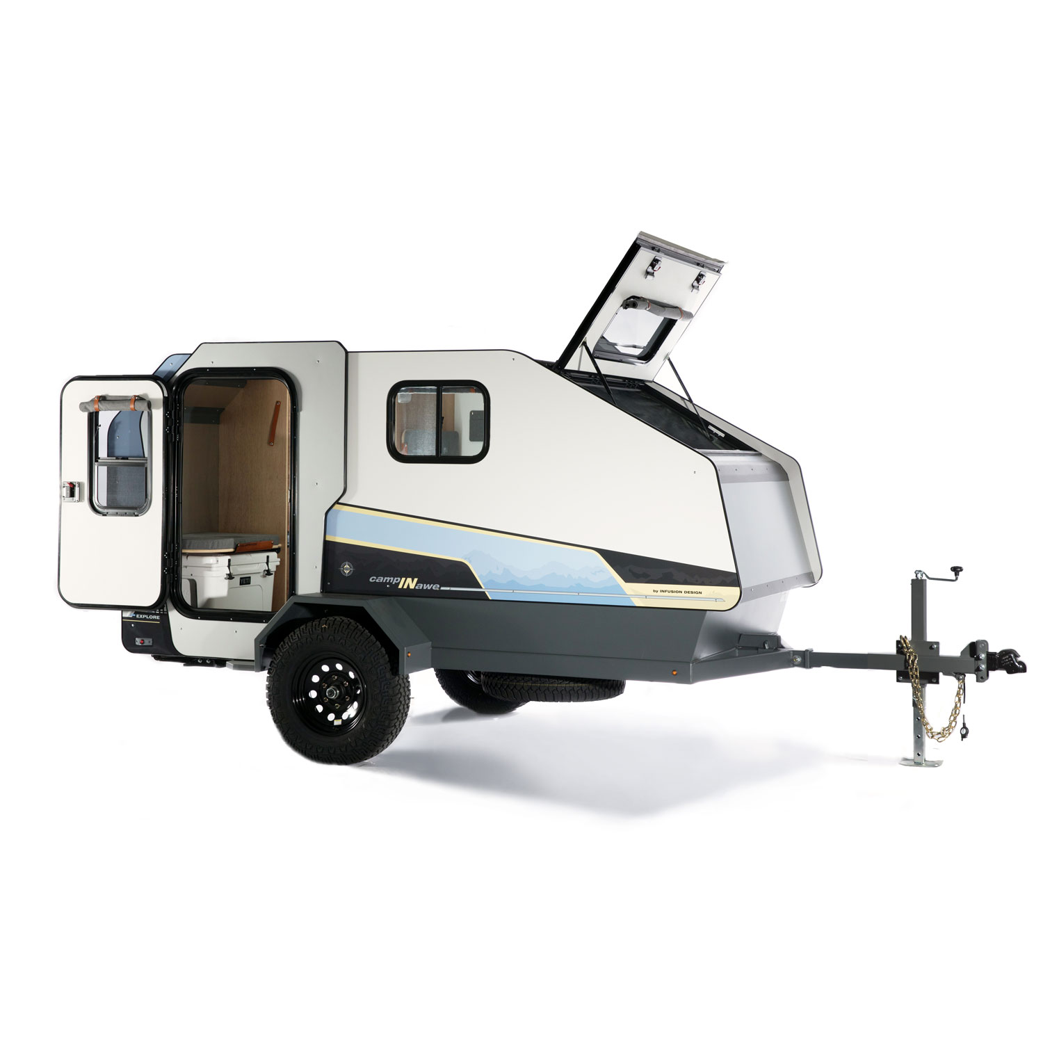"Skywalker" 2022 Ultralight Super Size Teardrop All-Terrain Trailer by Camp