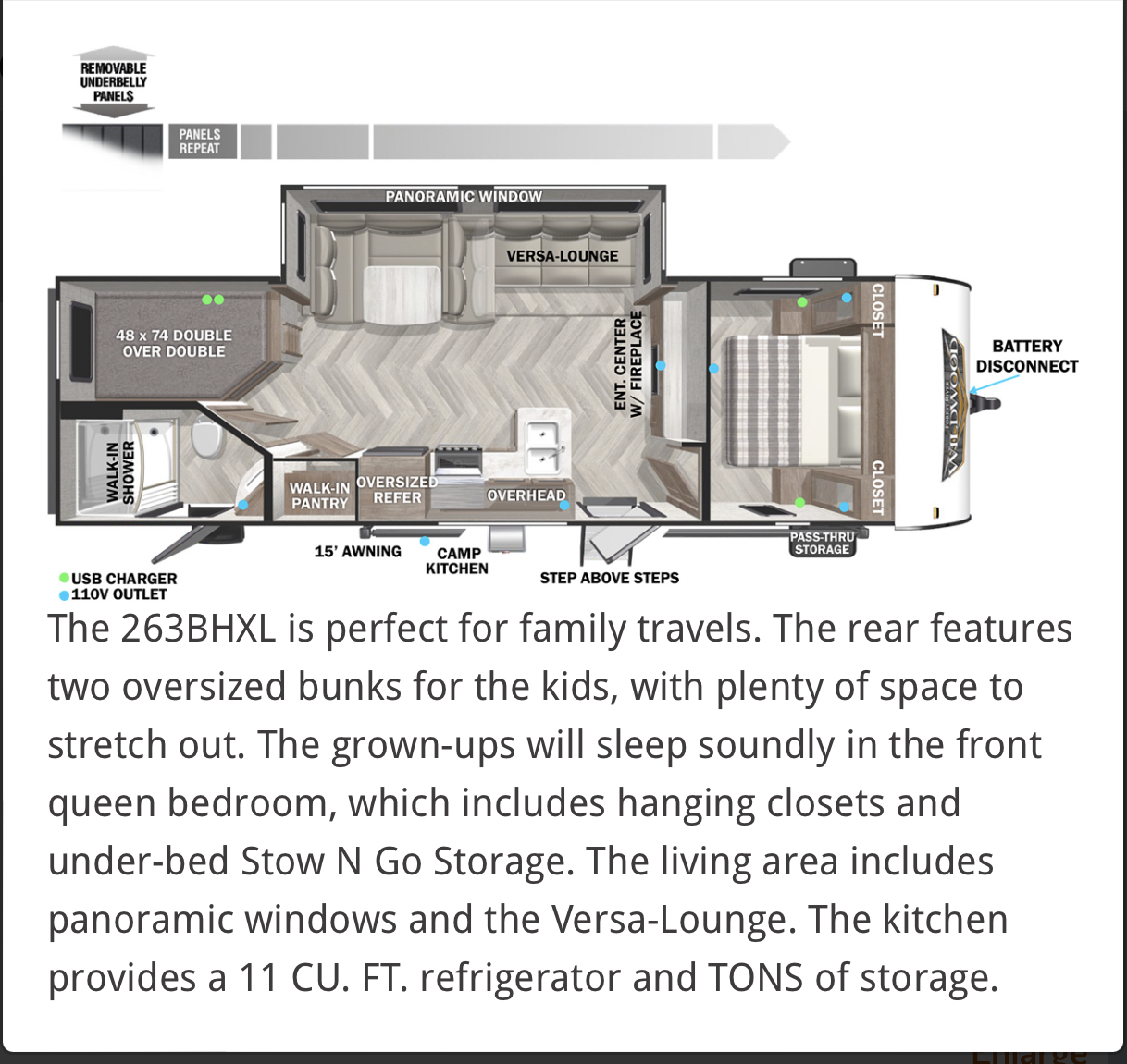 Travel trailer RV Rental 