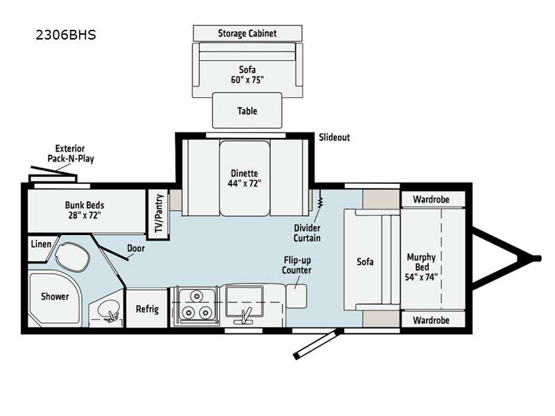 Bunkhouse Micro Minnie - 2022 Winnebago Micro Minnie