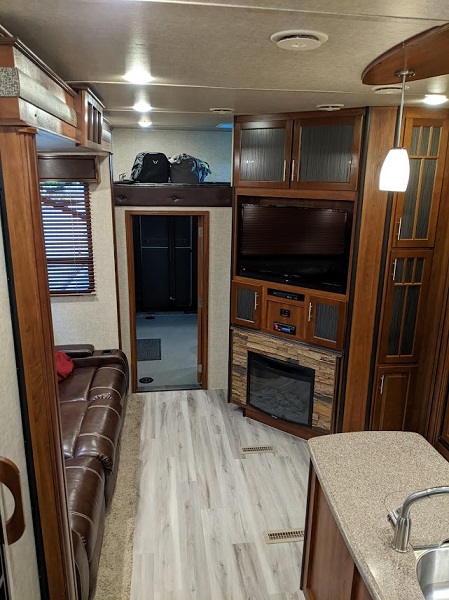 Toy hauler RV Rental 