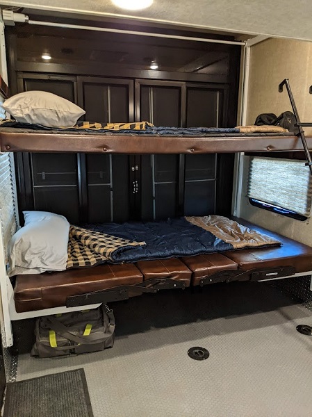Toy hauler RV Rental 