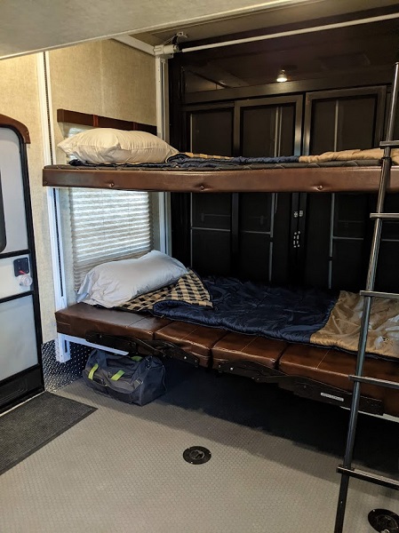 Toy hauler RV Rental 