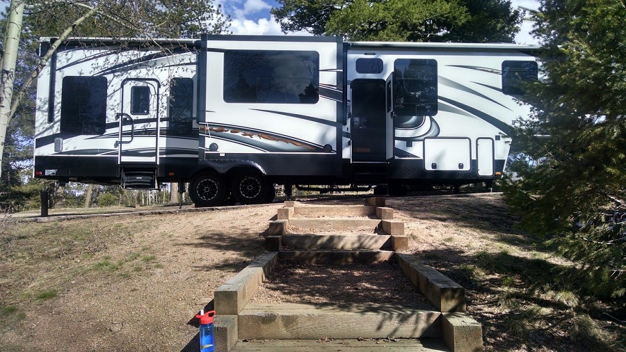 Toy hauler RV Rental 