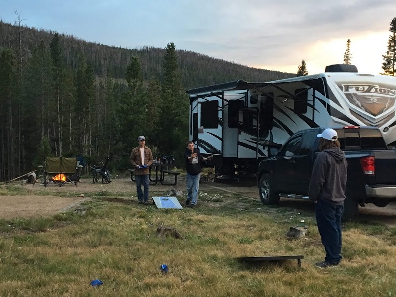 Toy hauler RV Rental 