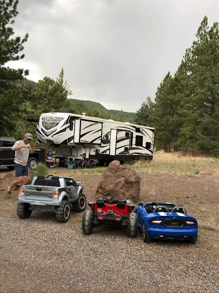 Toy hauler RV Rental 