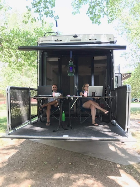 Toy hauler RV Rental 