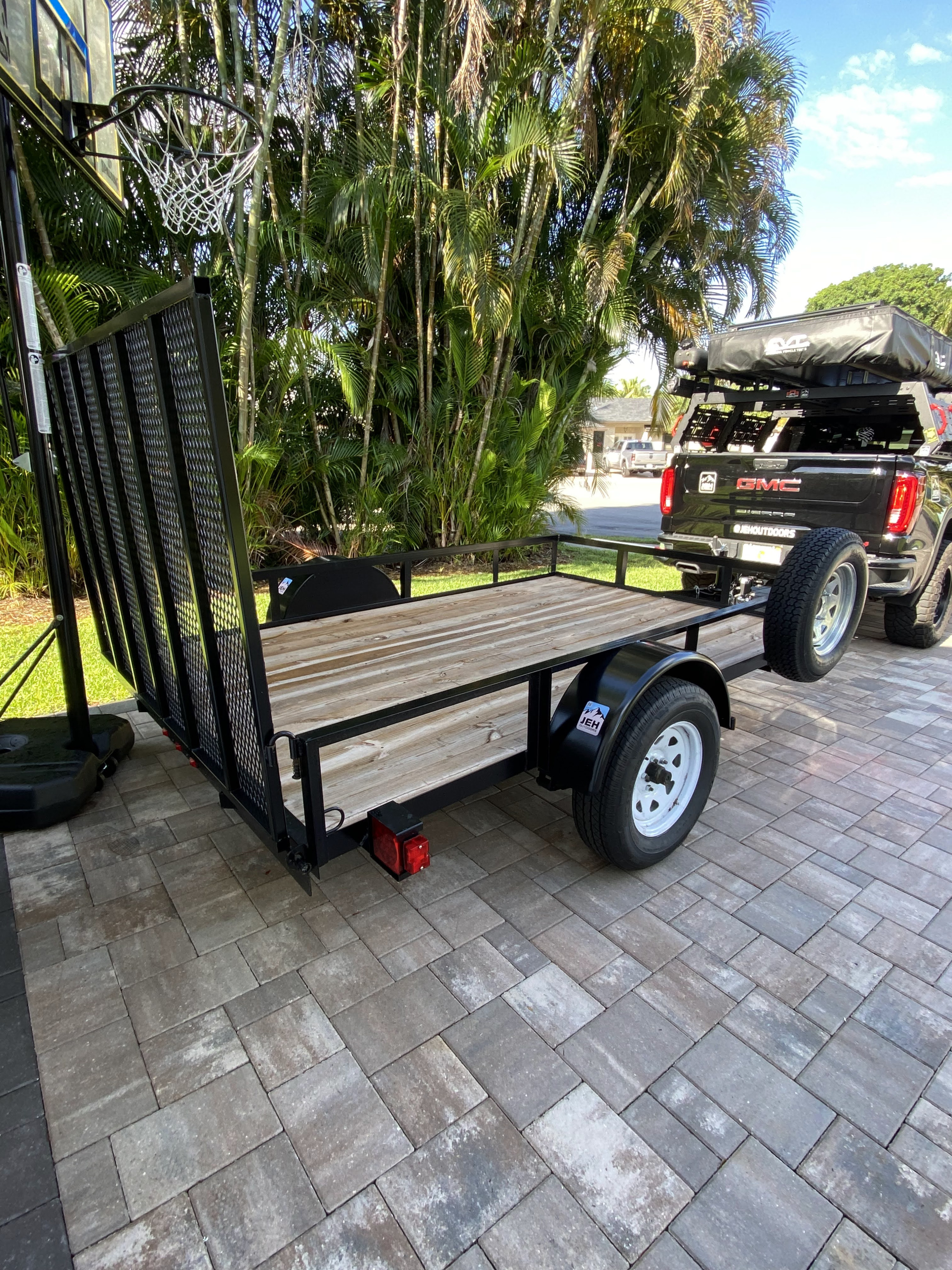 Modifying a Carry-On 4x5 Mesh Trailer for Soft-Road Camping with Subaru  Wilderness, image size:3000x4000
