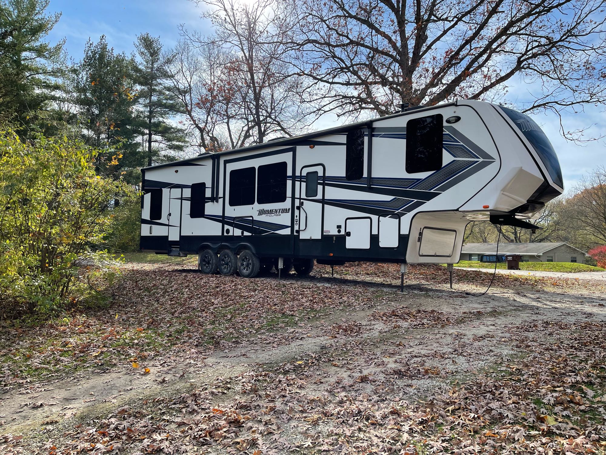 2019 Grand Design Momentum Toy Hauler Fifth-Wheel Rental in Milan, MI |  Outdoorsy