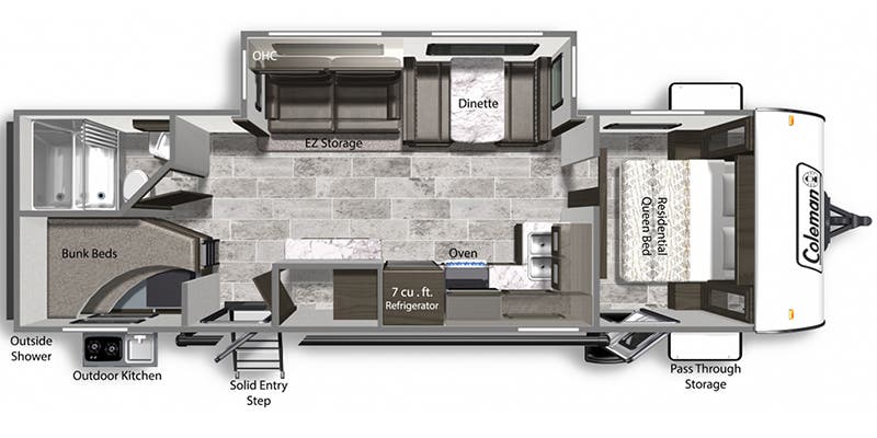 Travel trailer RV Rental 