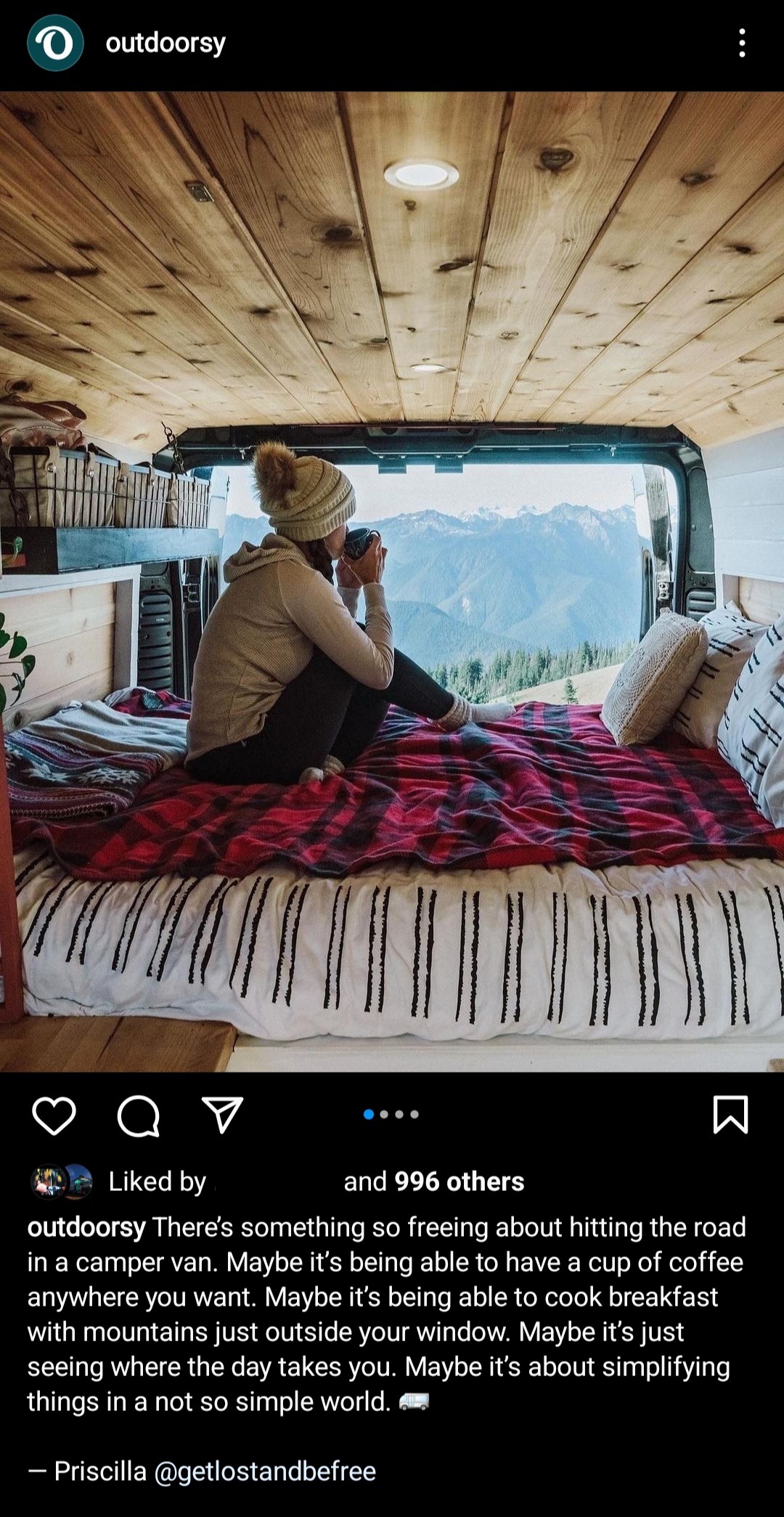 Featured on the Outdoorsy Instagram page 10/21/2021. Ram Promaster High Roof 2017