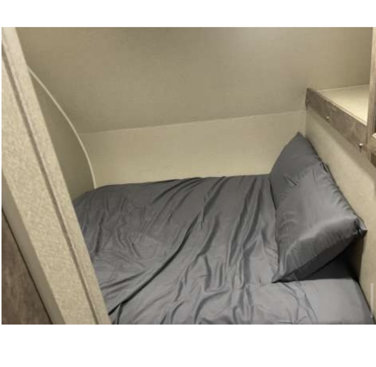 Front semi private bedroom. Forest River Puma 2016