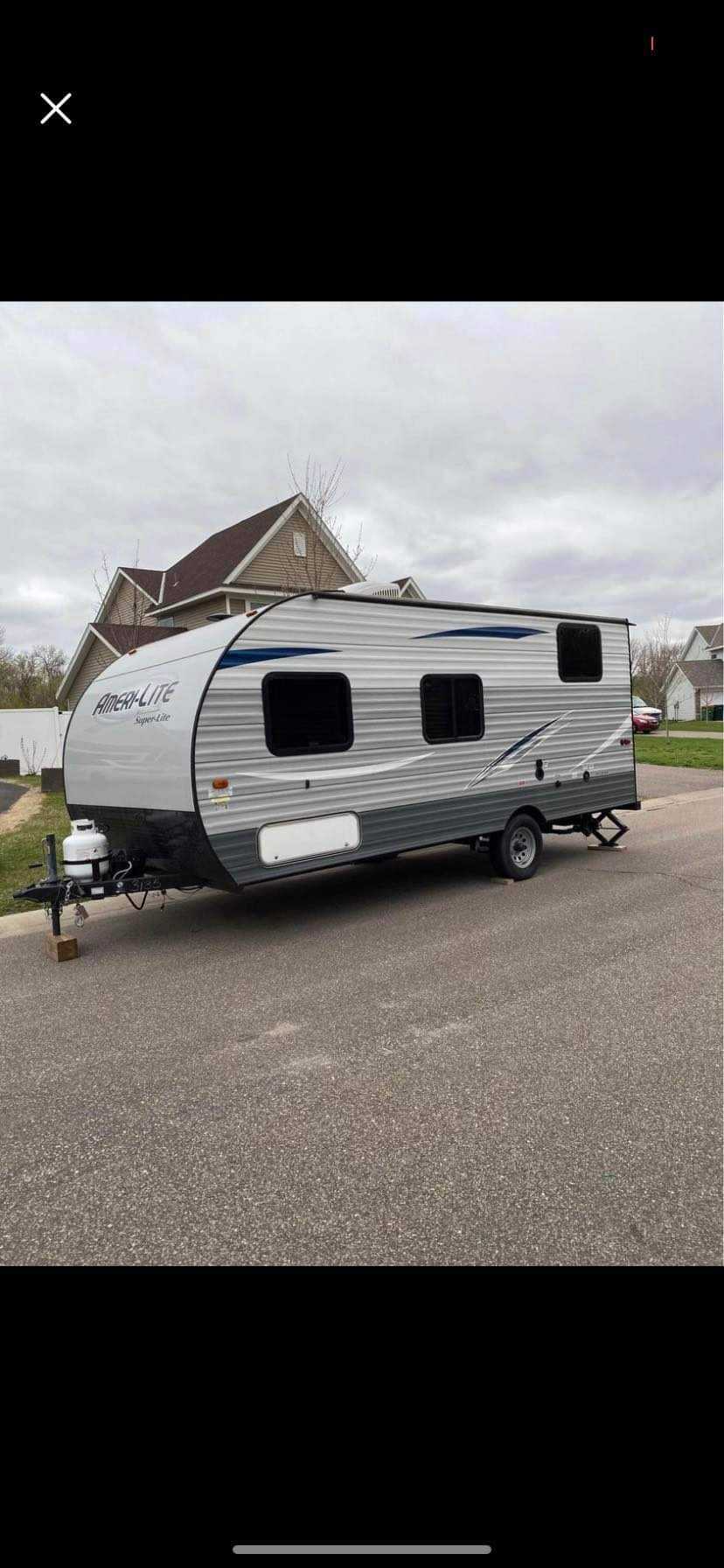 Extremely light, very easy to tow 2019 Gulf Stream Amerilite