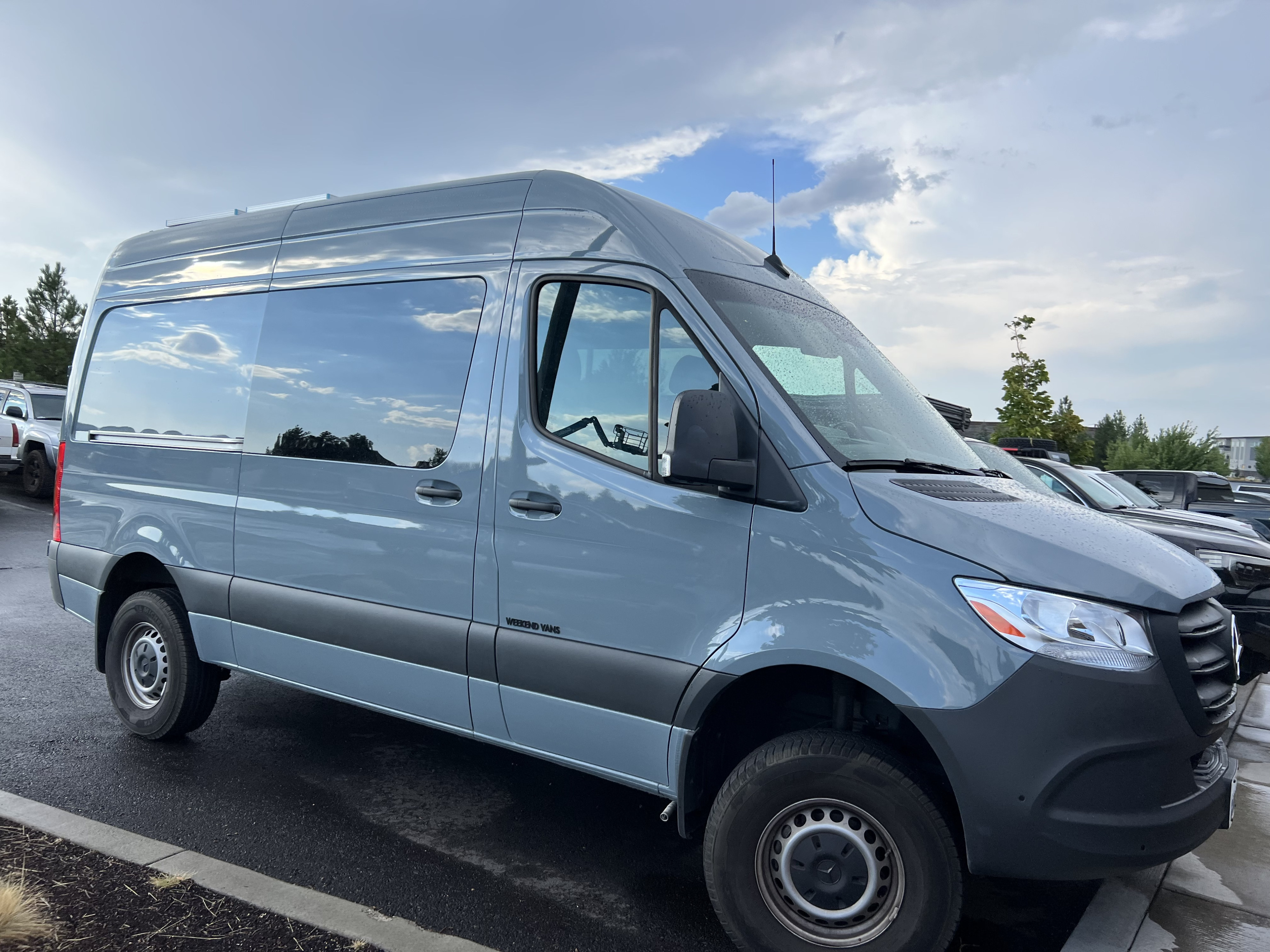 Aménagement d'un Mercedes Sprinter 4x4 - Wood and Van