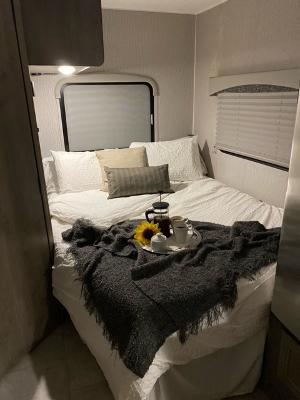 Discover comfort in this RV rental bedroom.. Other Other 2022