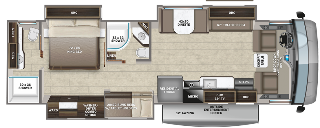 Class A RV Rental 