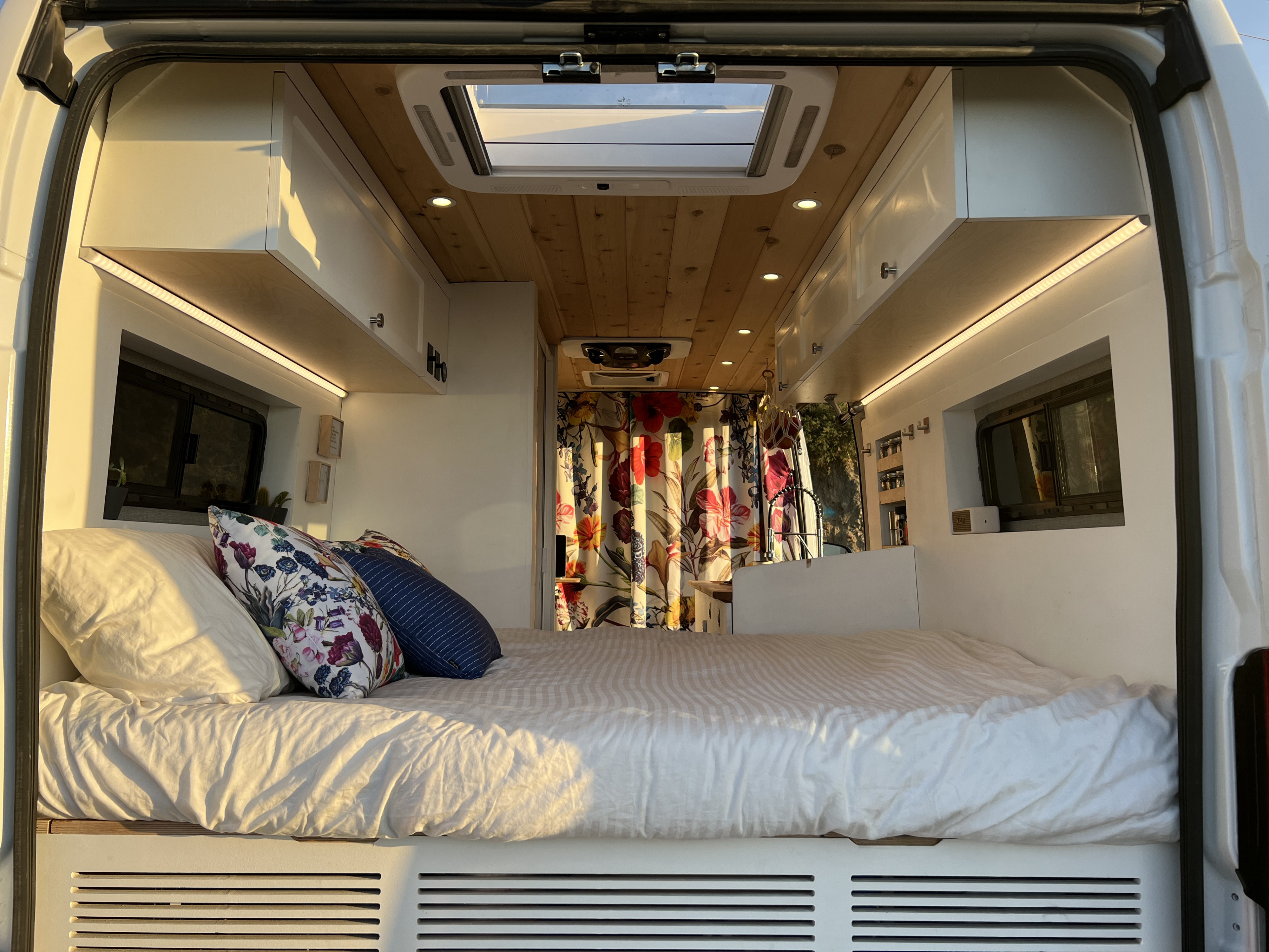 Memory Foam Bed w/ Skylight For Stargazing (Bed is a short Queen, measuring 60” wide x 70” tall). Dodge Other 2021