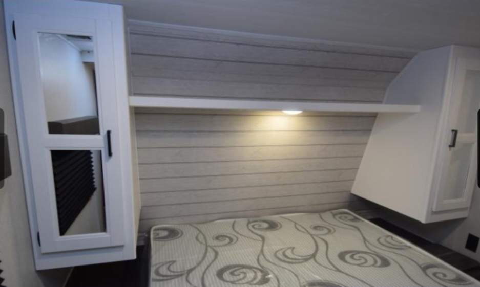 Bedroom. Keystone RV Hideout 2022