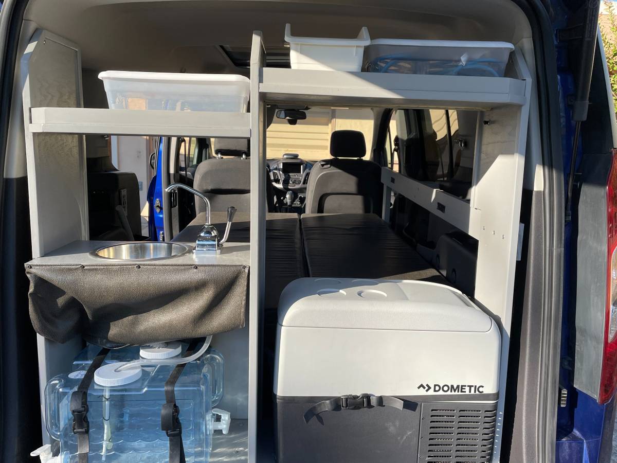 2016 Ford Transit Connect XLT Custom Camper van Rental in