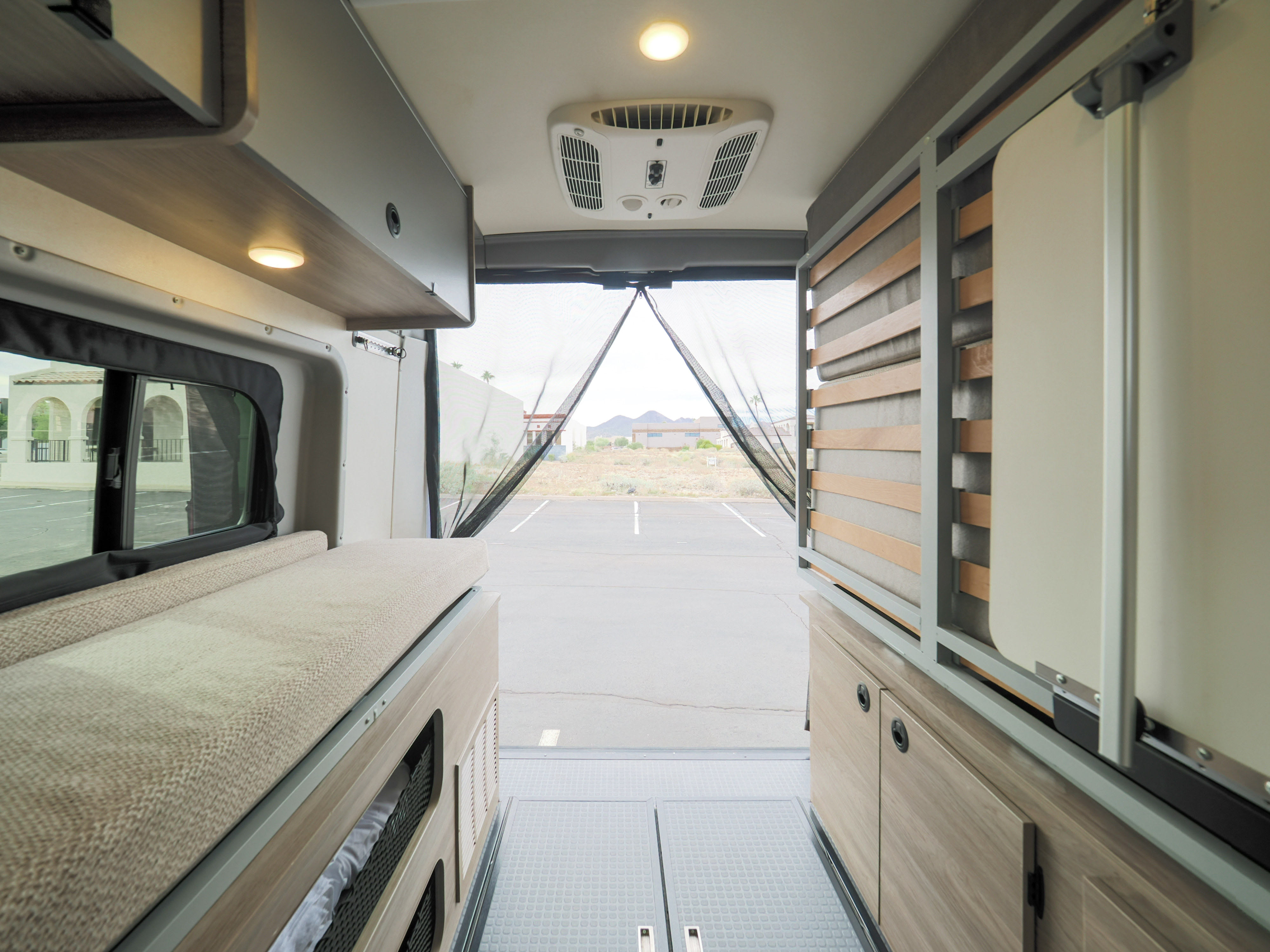 AC/Fan system, bottom, side, and overhead storage. Winnebago Other 2023
