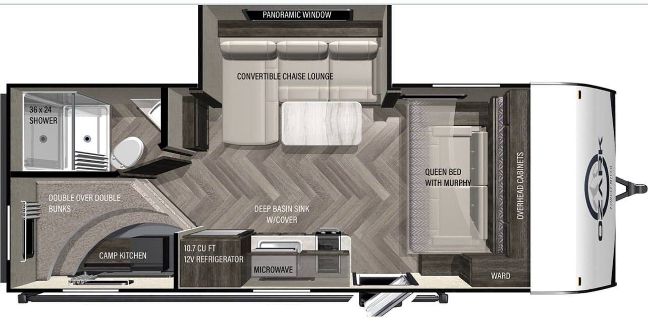 Travel trailer RV Rental 