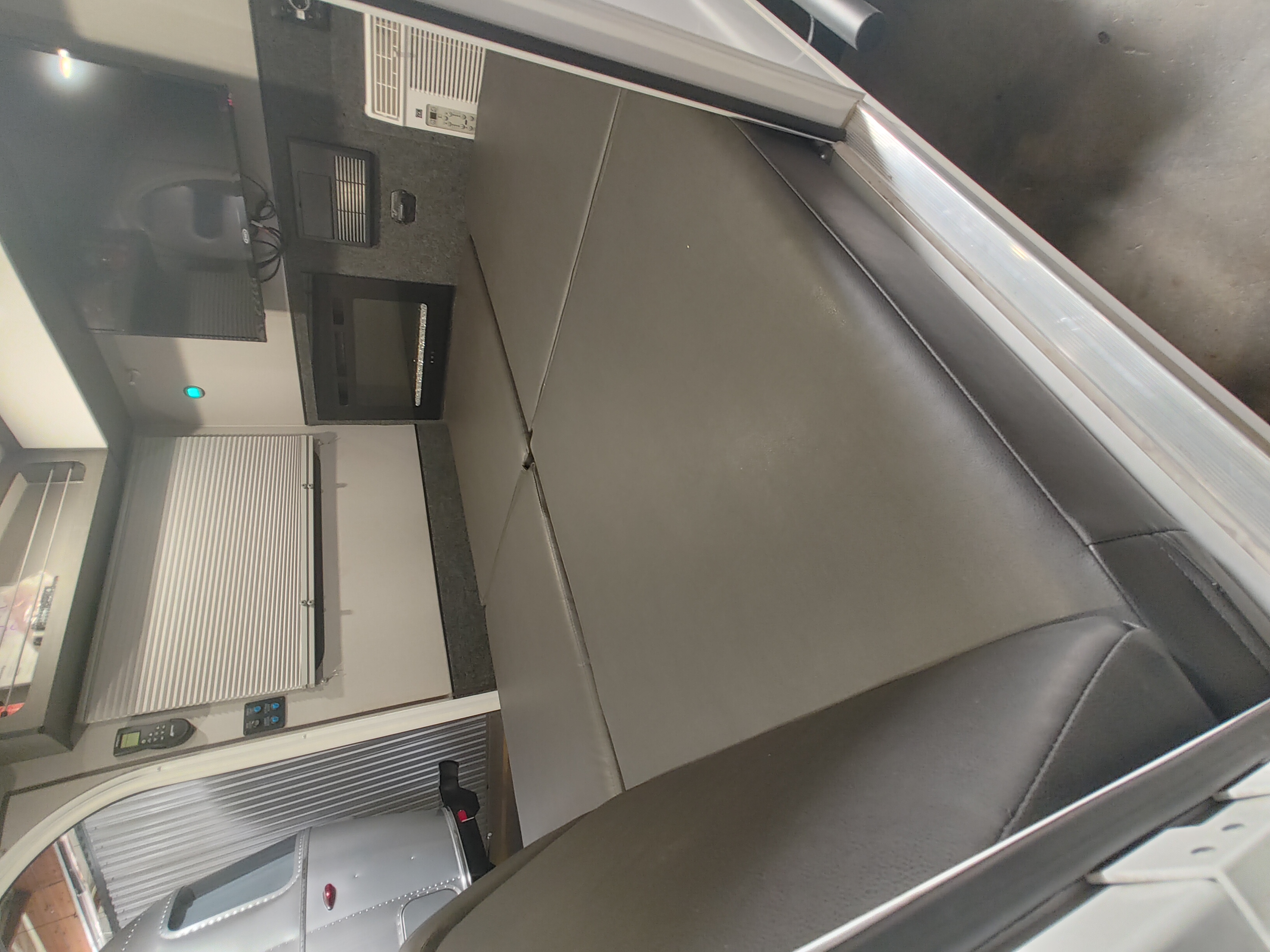 Queen Size Futon Setup. InTech RV InTech RV Trailer 2021