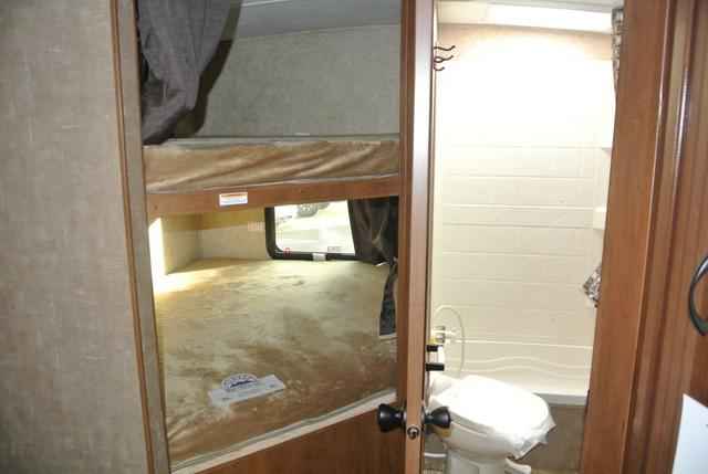 Bathroom and Bunk Beds. Jayco White Hawk 2016