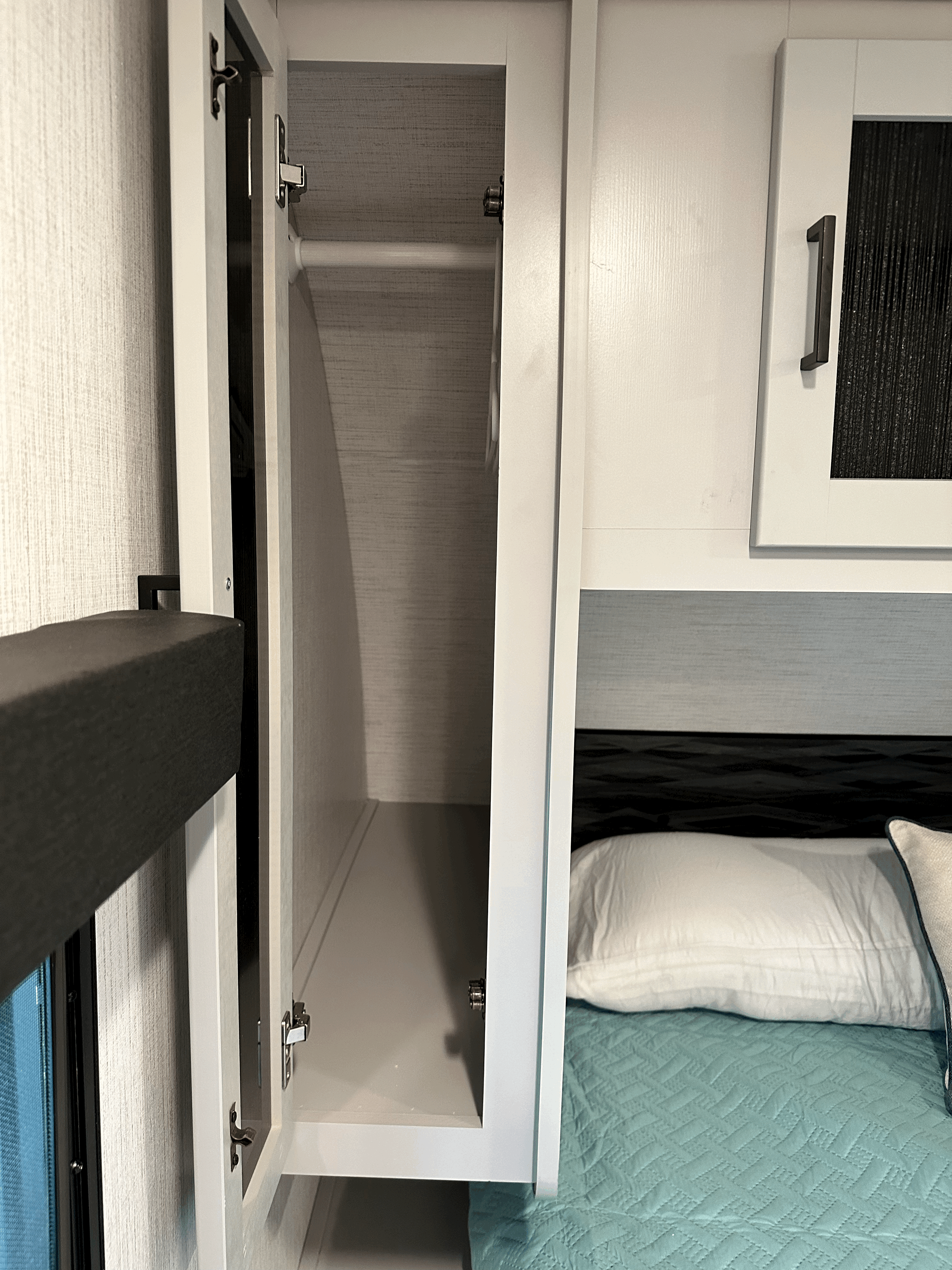 Master storage . Heartland RVs North Trail 2022