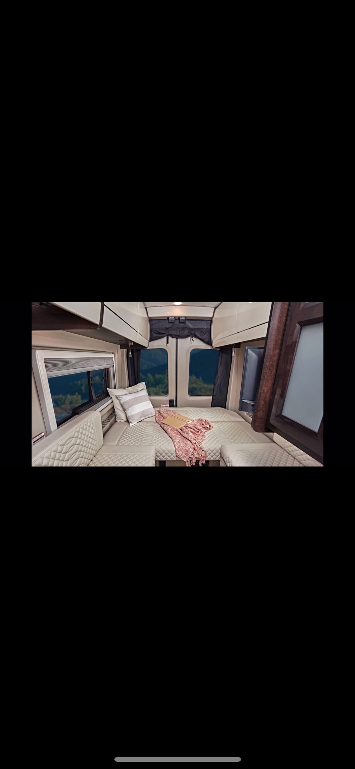 Escape in this RV rental: comfortable bed, overhead storage, and stunning window views of nature.. Jayco Ford Transit 350HD 3.5L V6 2023