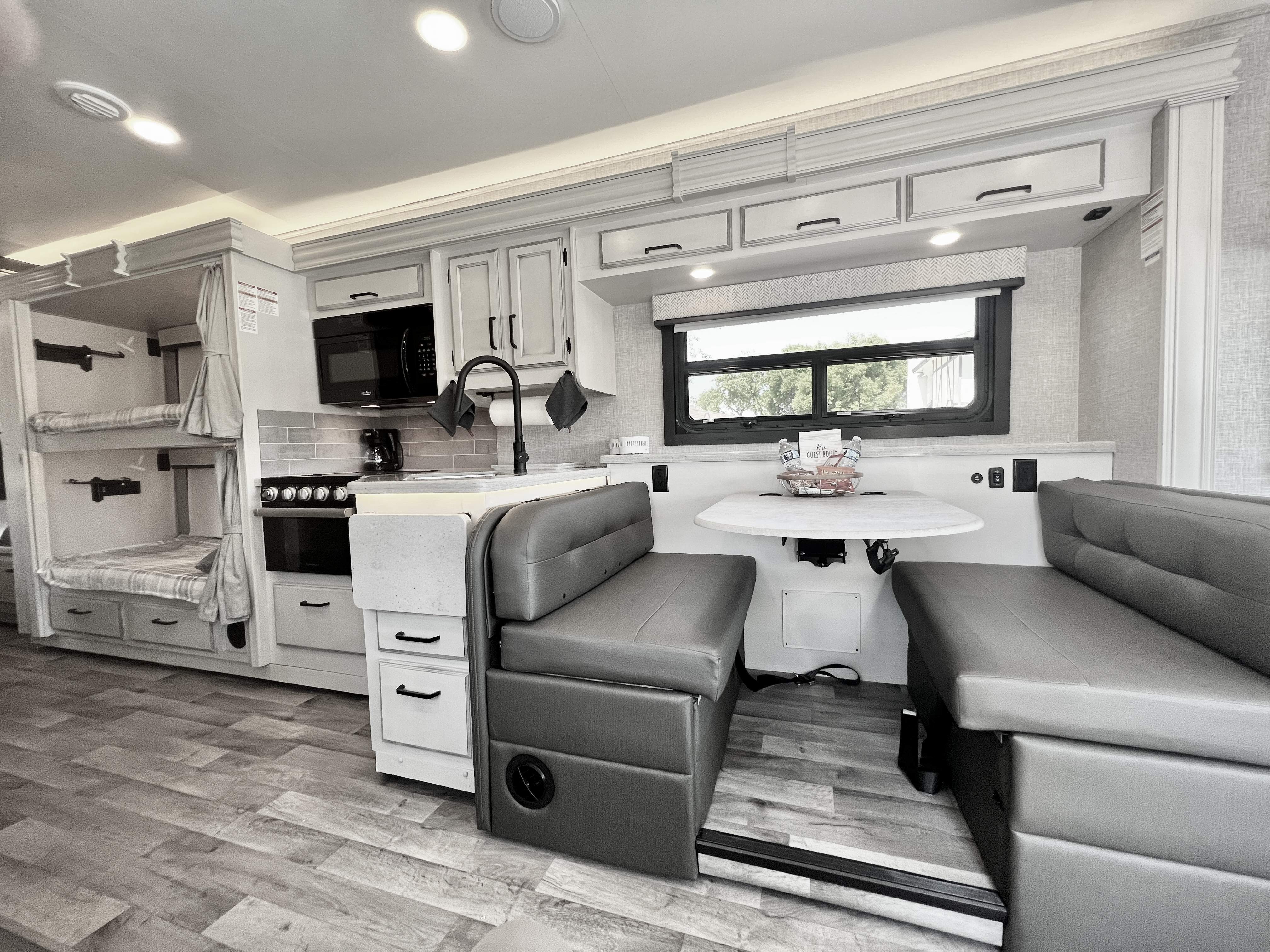 2 bunks convenient for sleeping. Entegra Coach Vision 2023