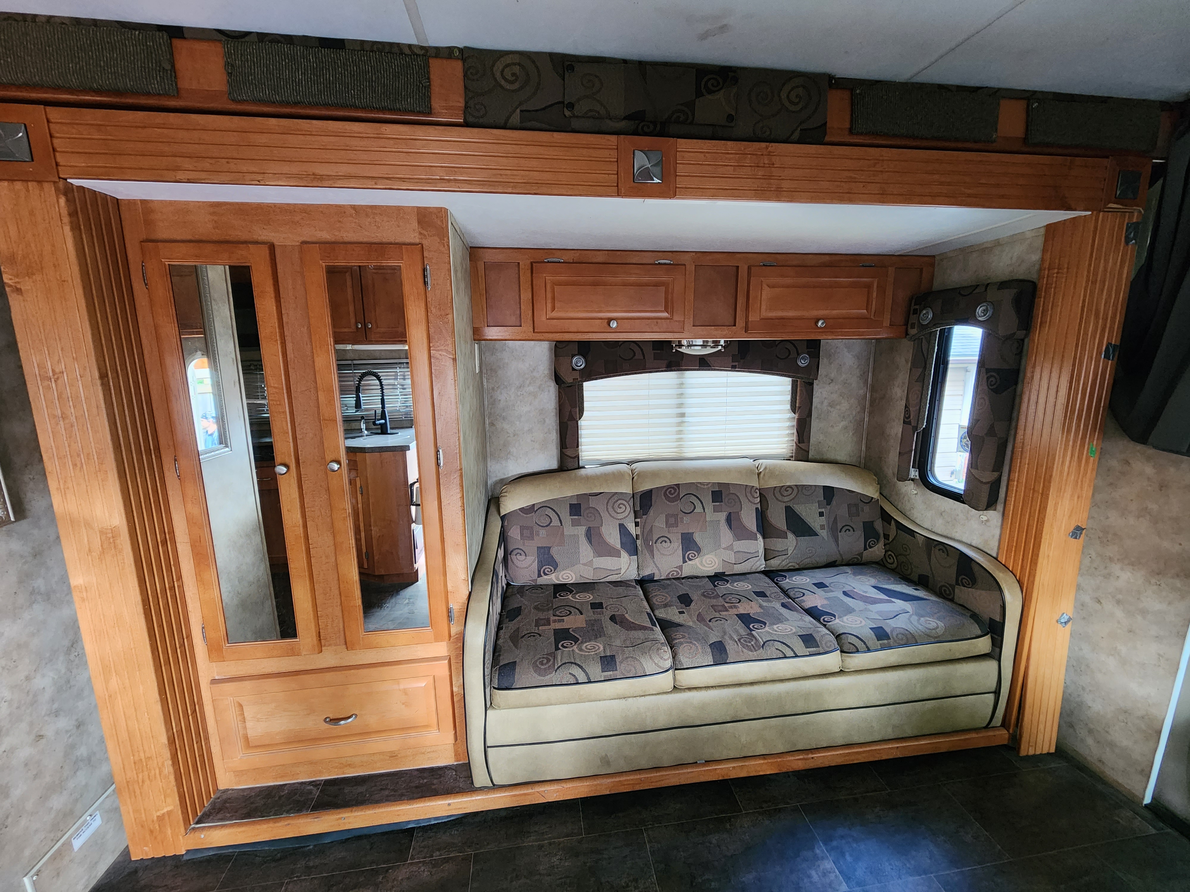 This couch is a pull out sofa . Endura Max RV Gladiator 2008