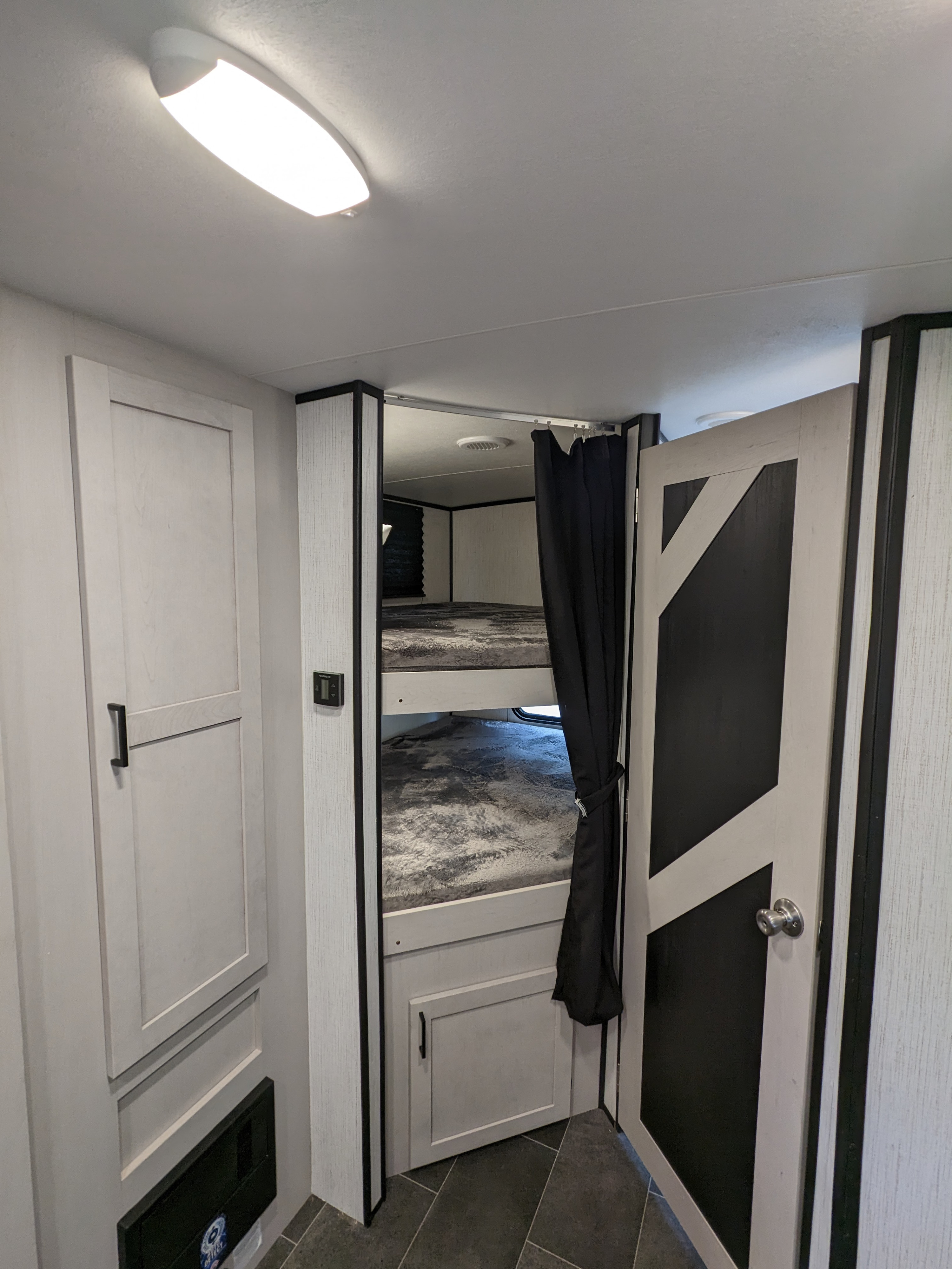 Bunk beds and storage . Heartland RVs Mallard 2022
