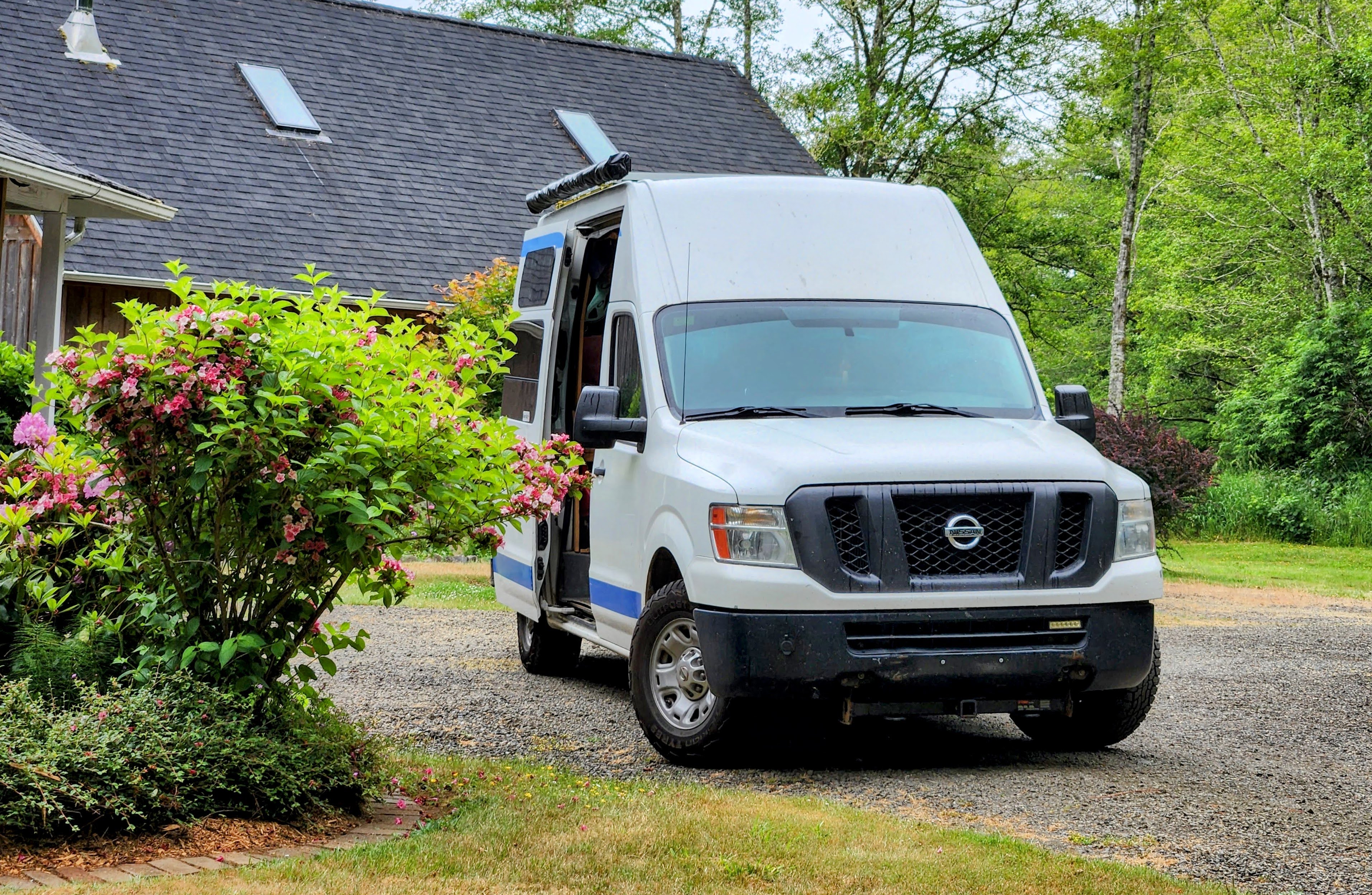 Bike ready & pet friendly, meet Envy the Nissan NV! A cozy adventure to-go.