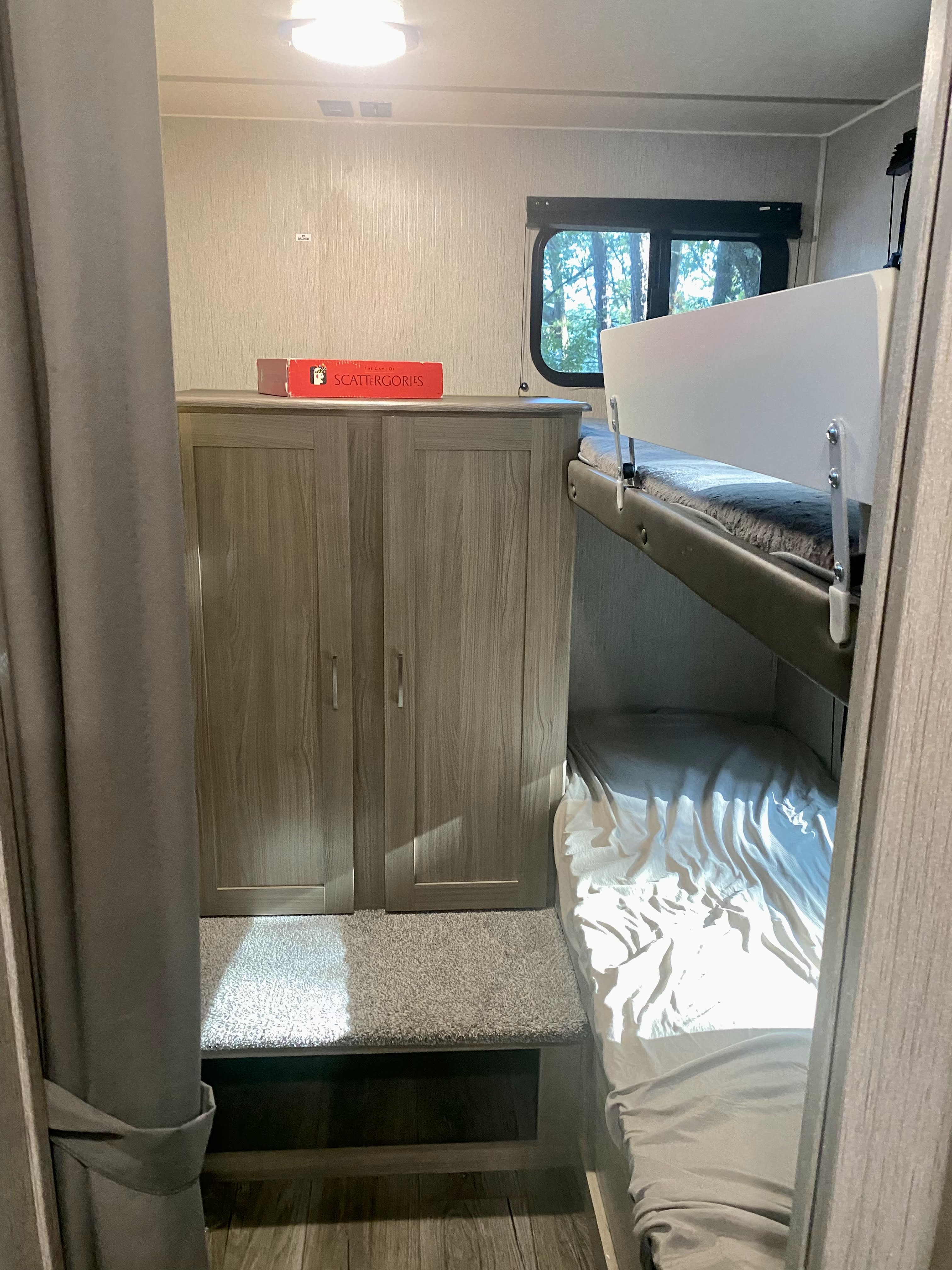 Bedroom Bunk Beds. 3 total bunk beds. Coachmen Freedom Express Ultra Lite 292 BHDS 2020