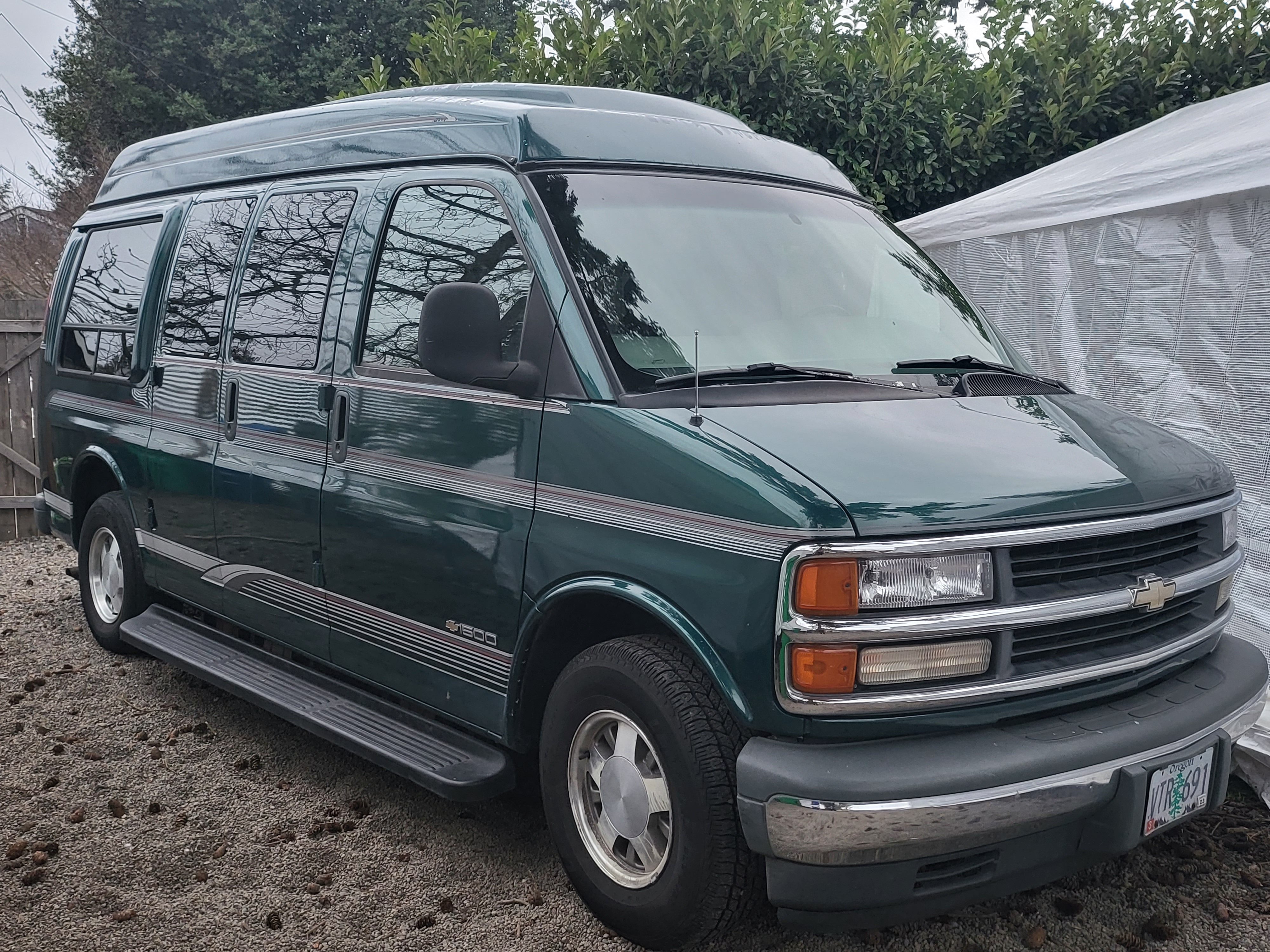 90's Chevrolet Custom Van No Reserve: 1995 Chevrolet G20