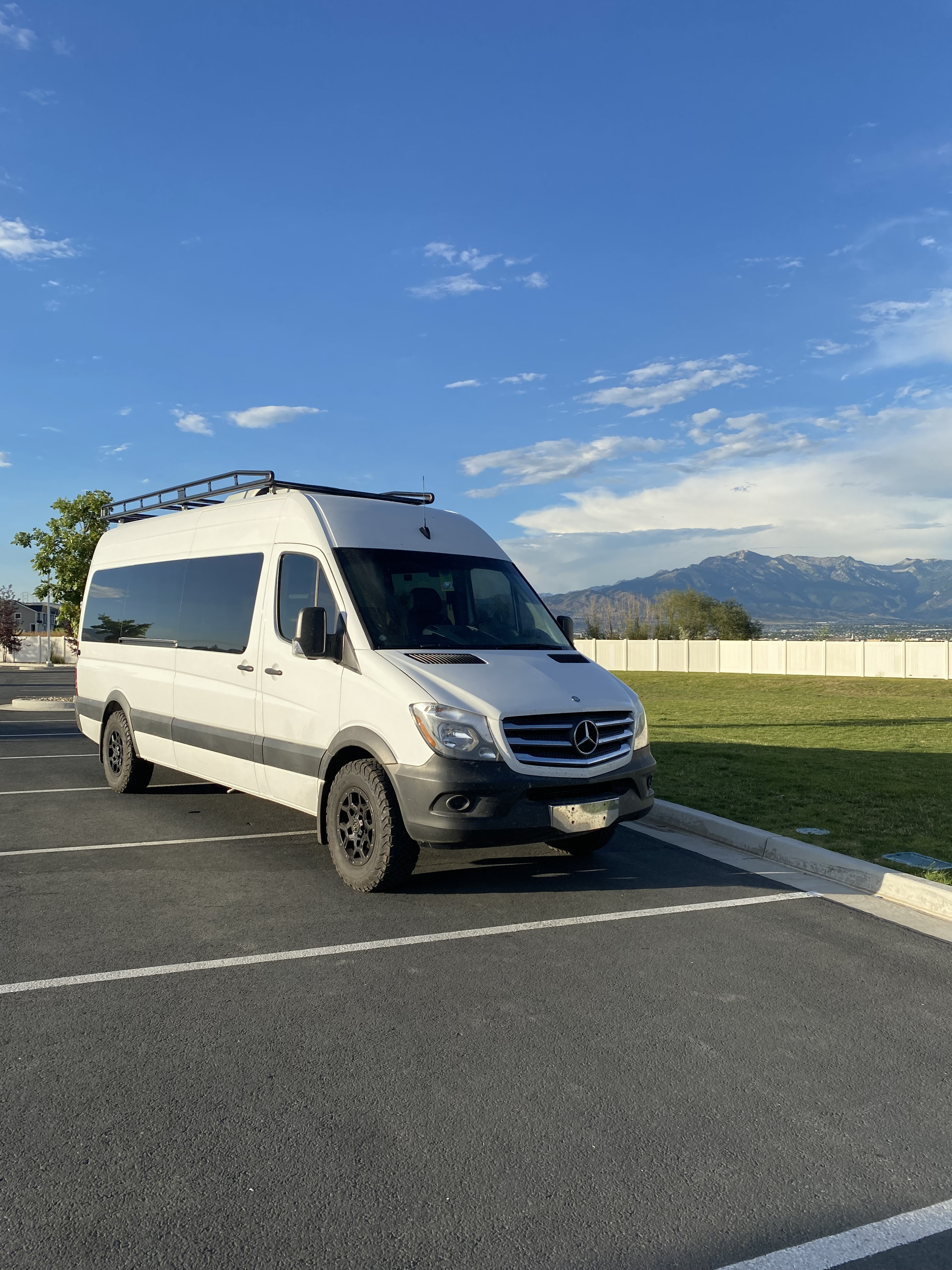 Family Size Mercedes-Benz Sprinter w/ Bunk Beds & Rock Wall