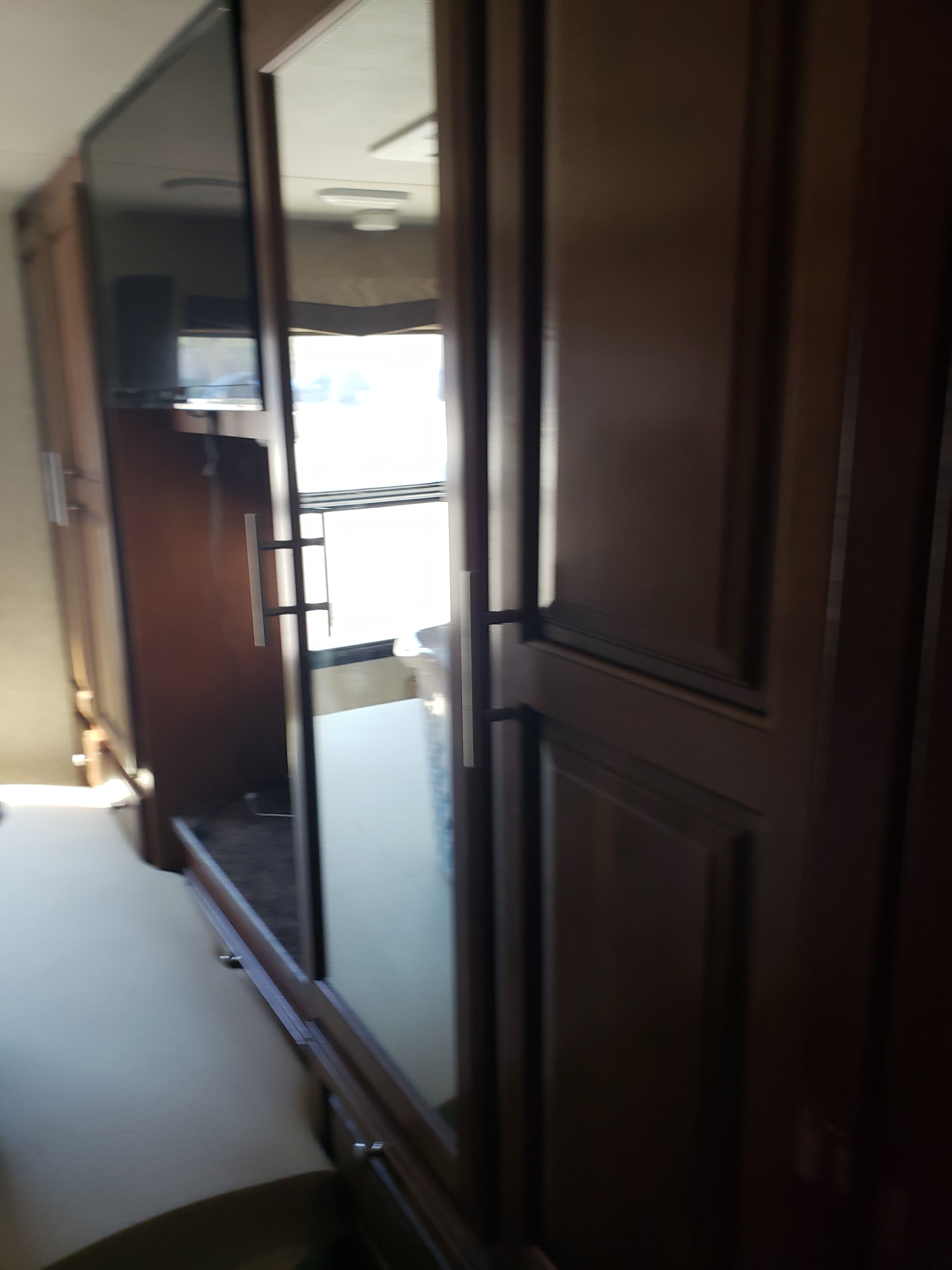 Master wardrobe...slide is not out. Georgetown Georgetown Motorhome 2015